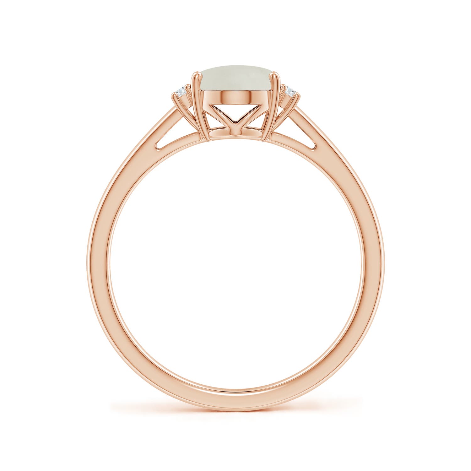 AAA - Moonstone / 1.17 CT / 14 KT Rose Gold