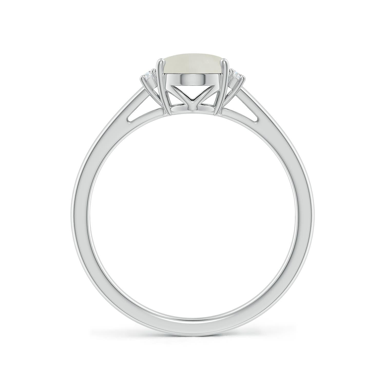 AAA - Moonstone / 1.17 CT / 14 KT White Gold