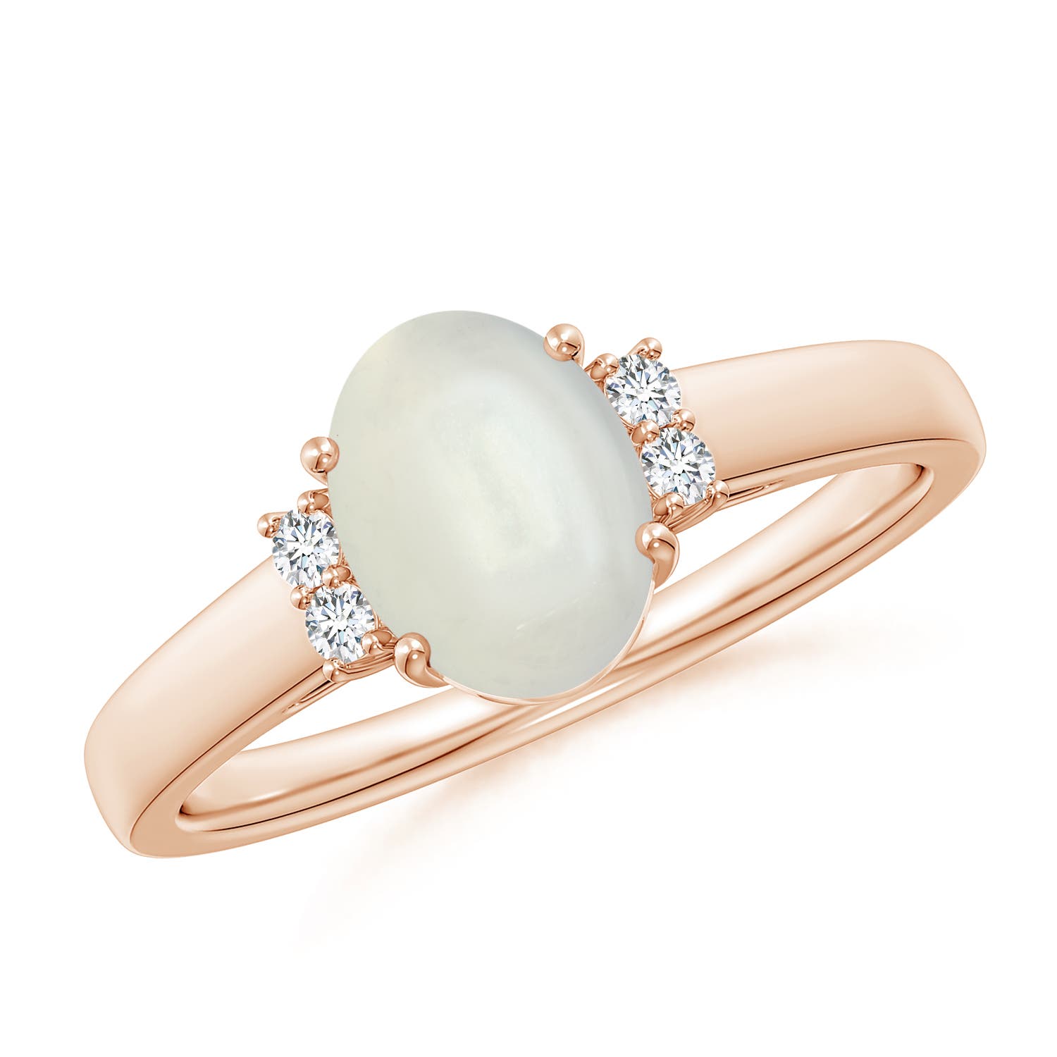 AAAA - Moonstone / 1.17 CT / 14 KT Rose Gold