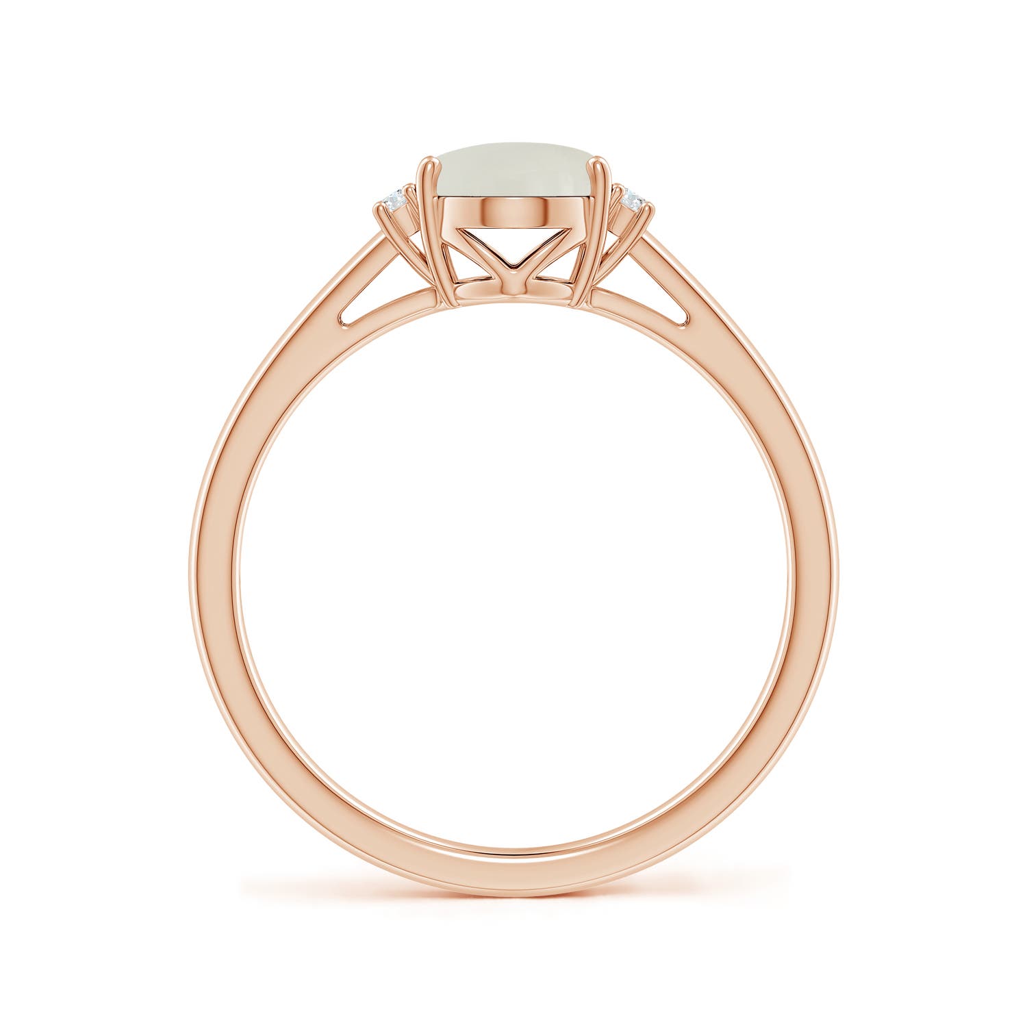 AAAA - Moonstone / 1.17 CT / 14 KT Rose Gold