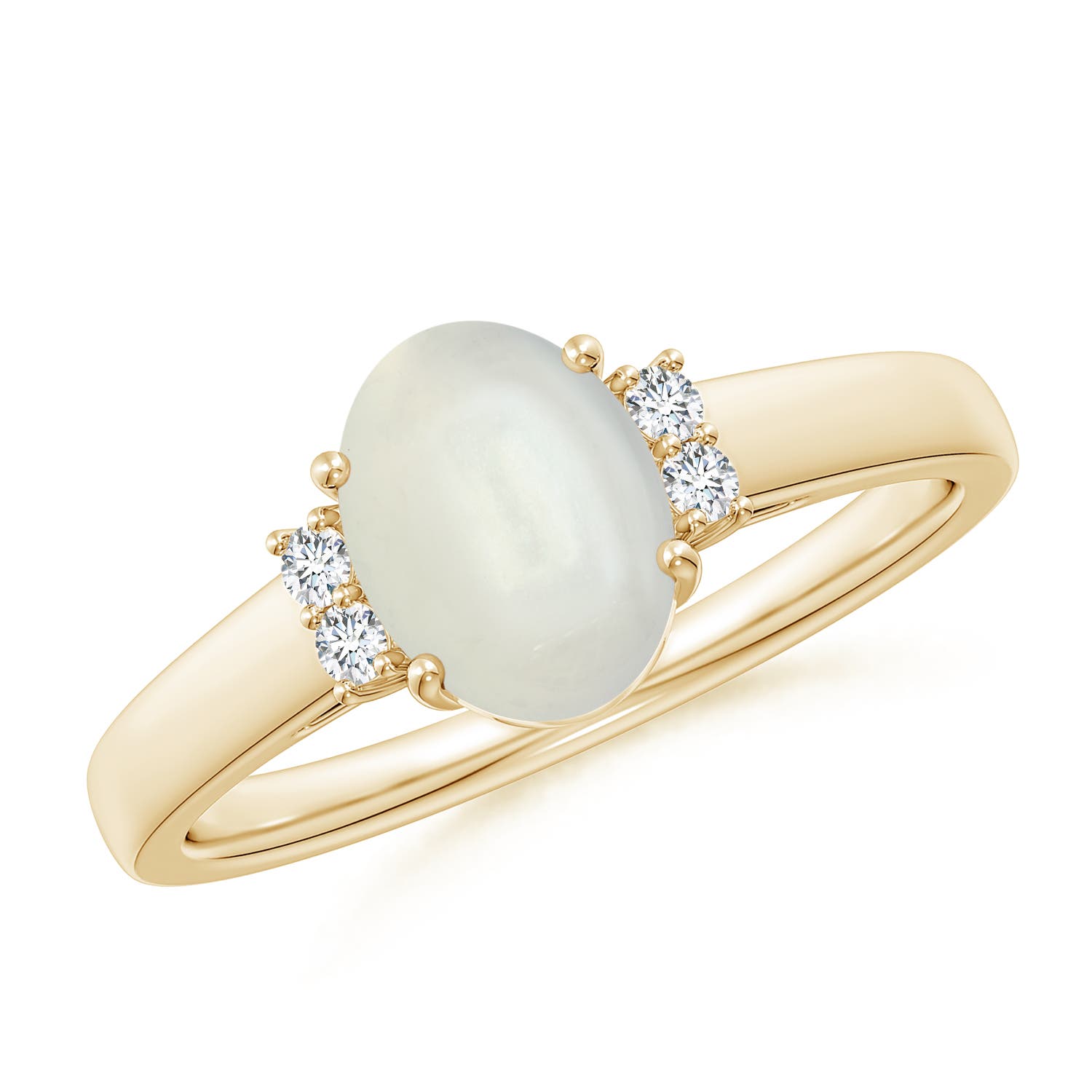 AAAA - Moonstone / 1.17 CT / 14 KT Yellow Gold