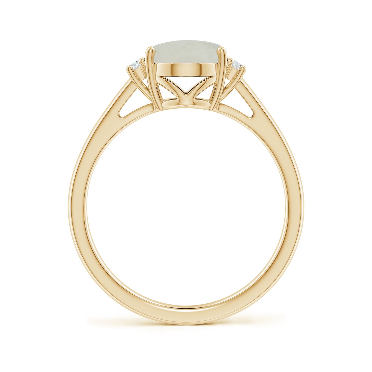 A - Moonstone / 1.8 CT / 14 KT Yellow Gold