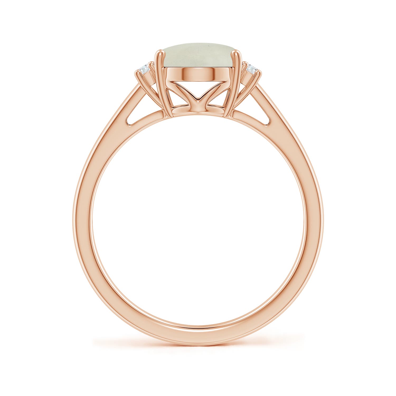 AA - Moonstone / 1.8 CT / 14 KT Rose Gold