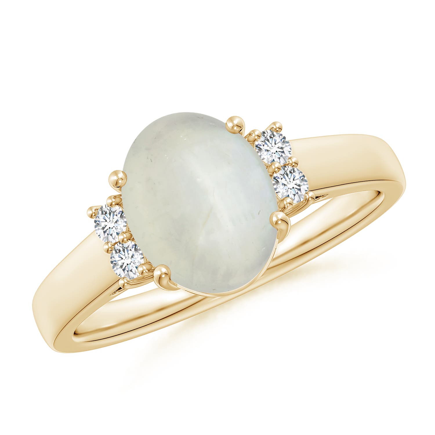 AA - Moonstone / 1.8 CT / 14 KT Yellow Gold