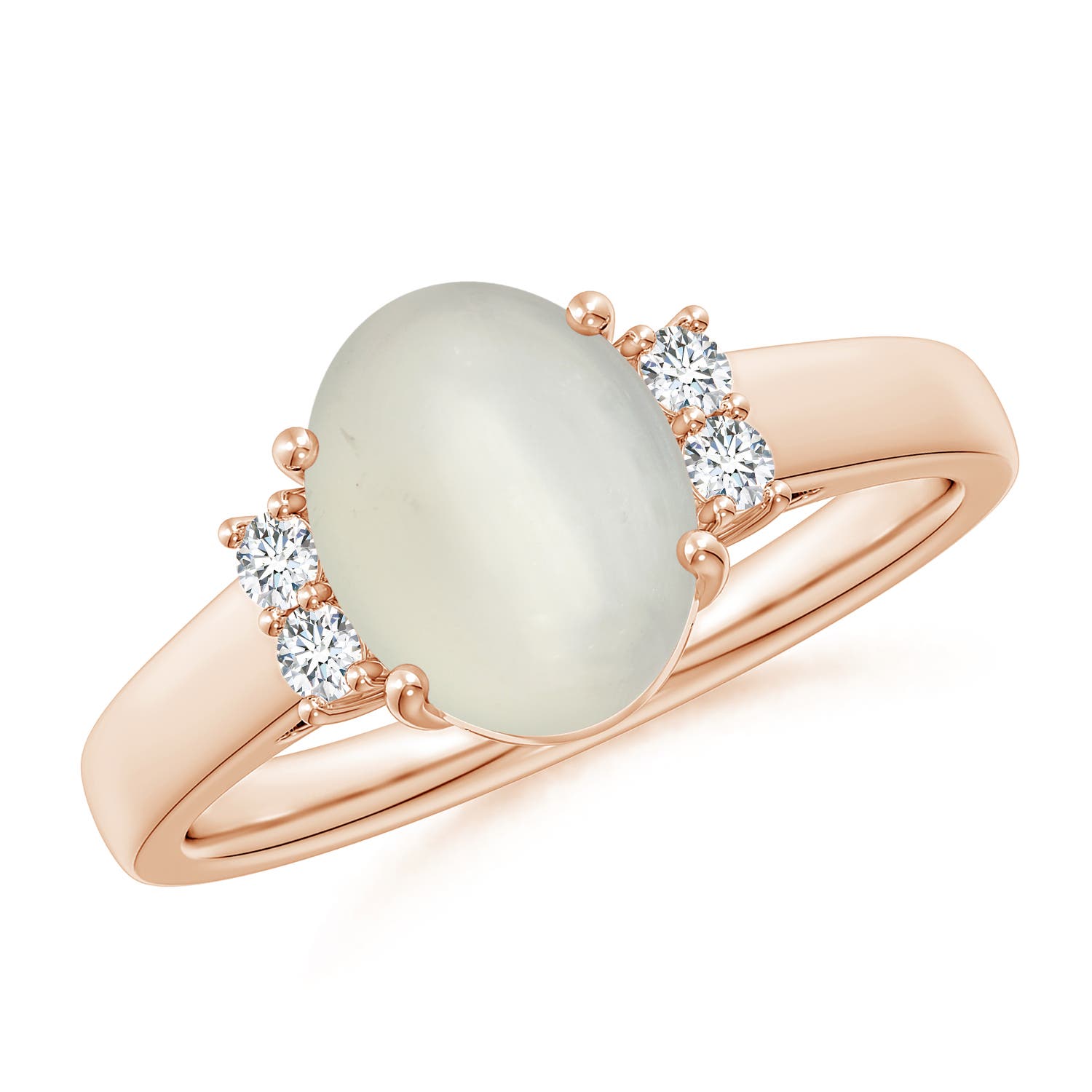 AAA - Moonstone / 1.8 CT / 14 KT Rose Gold