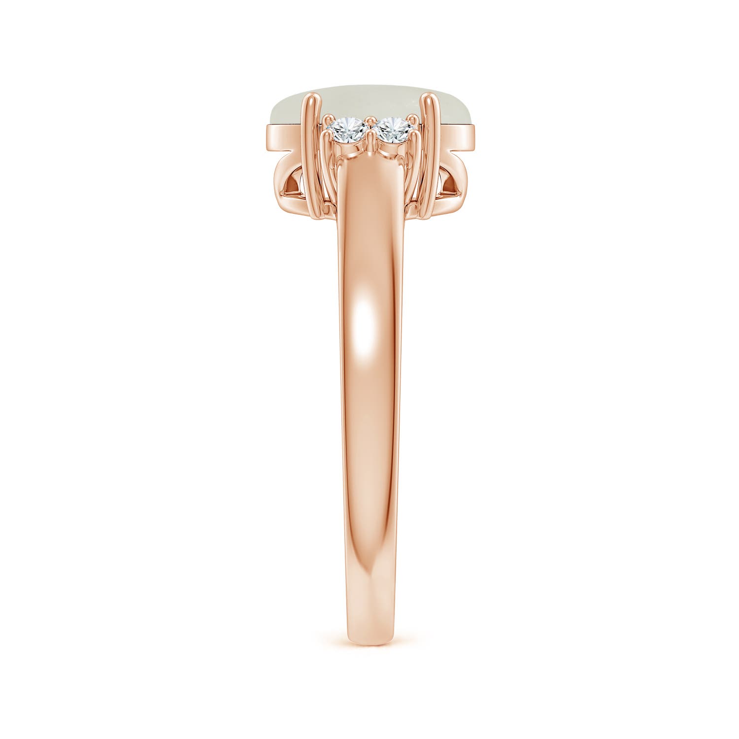 AAA - Moonstone / 1.8 CT / 14 KT Rose Gold