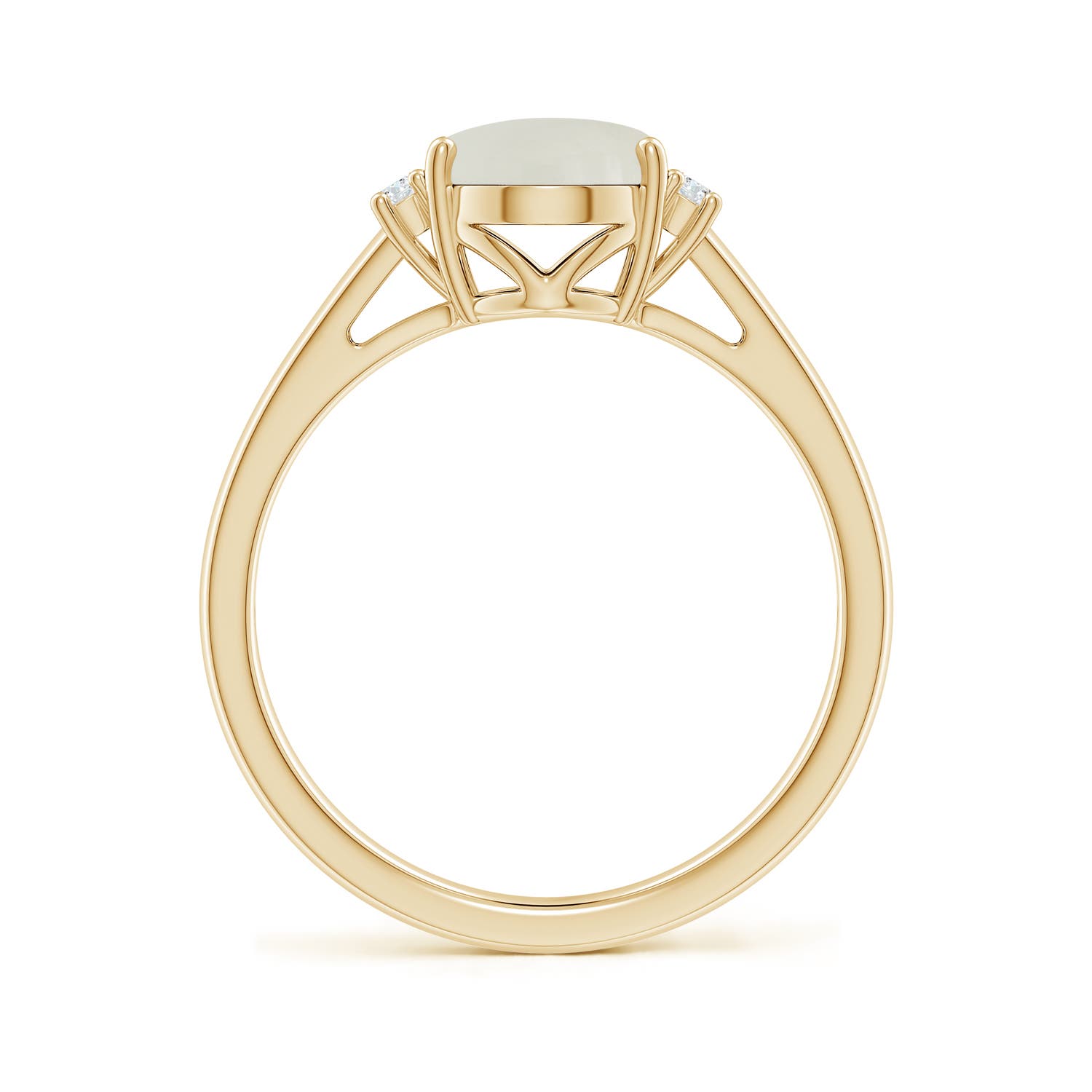 AAAA - Moonstone / 1.8 CT / 14 KT Yellow Gold