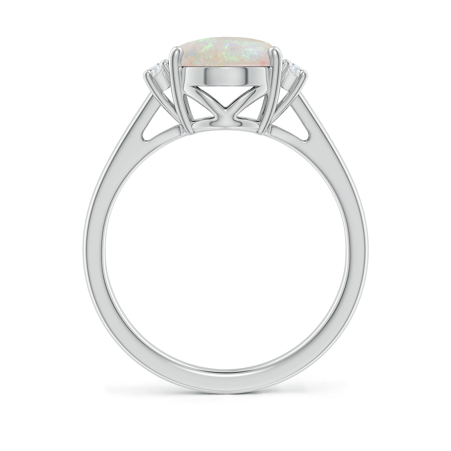 AA - Opal / 1.61 CT / 14 KT White Gold