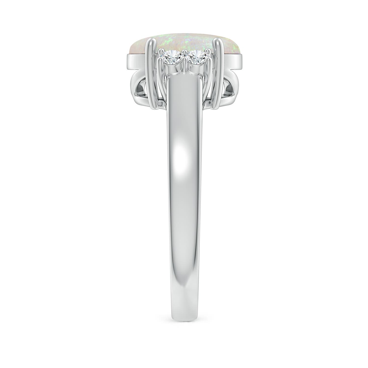 AA - Opal / 1.61 CT / 14 KT White Gold