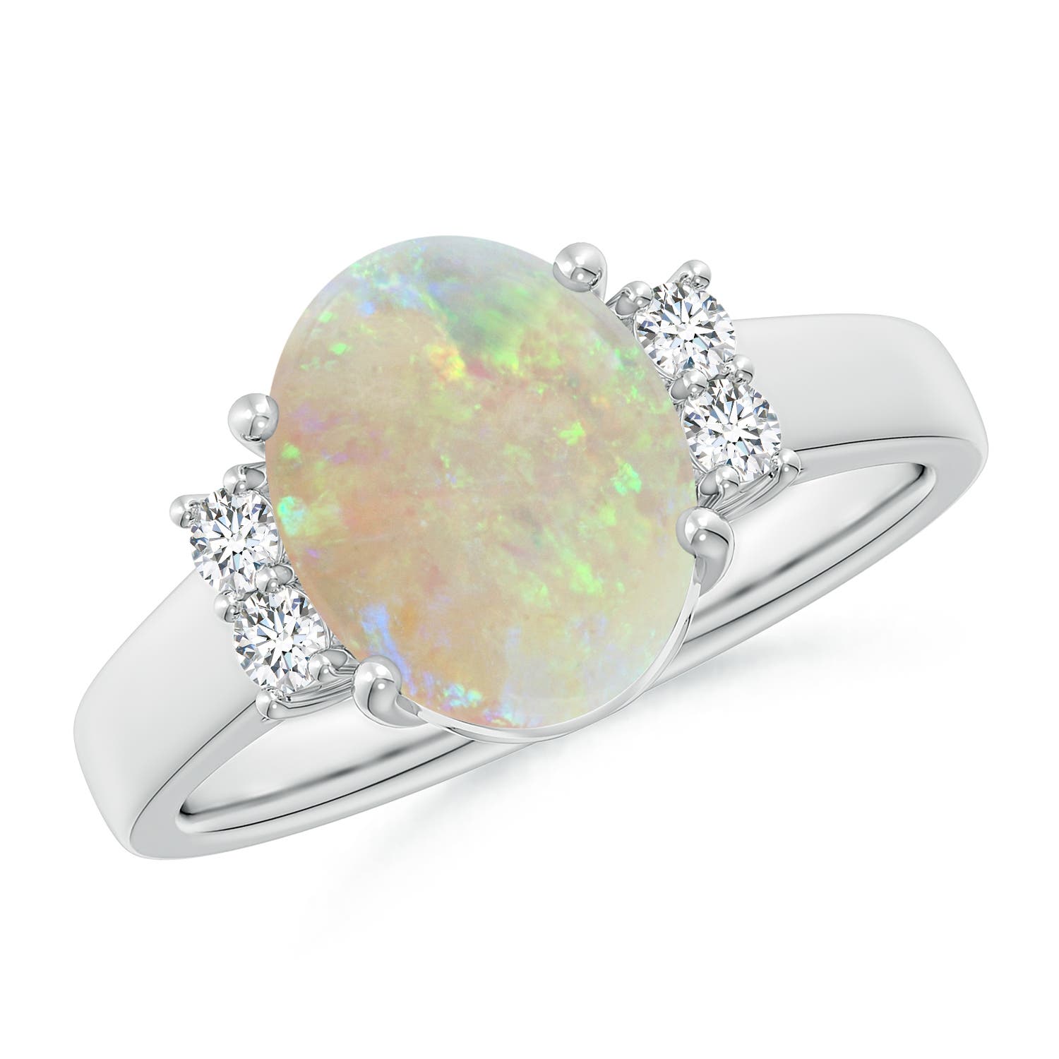 AAA - Opal / 1.61 CT / 14 KT White Gold