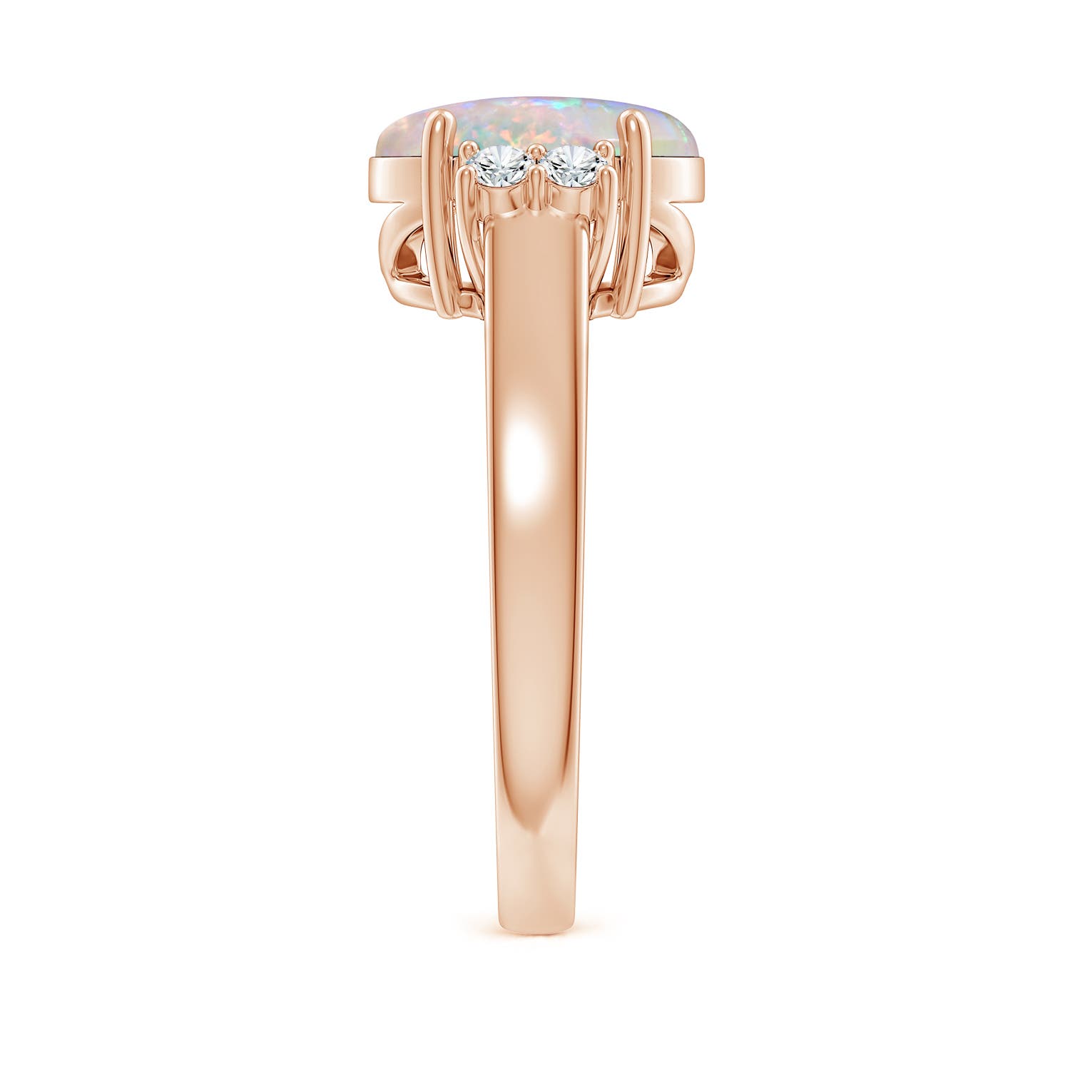 AAAA - Opal / 1.61 CT / 14 KT Rose Gold