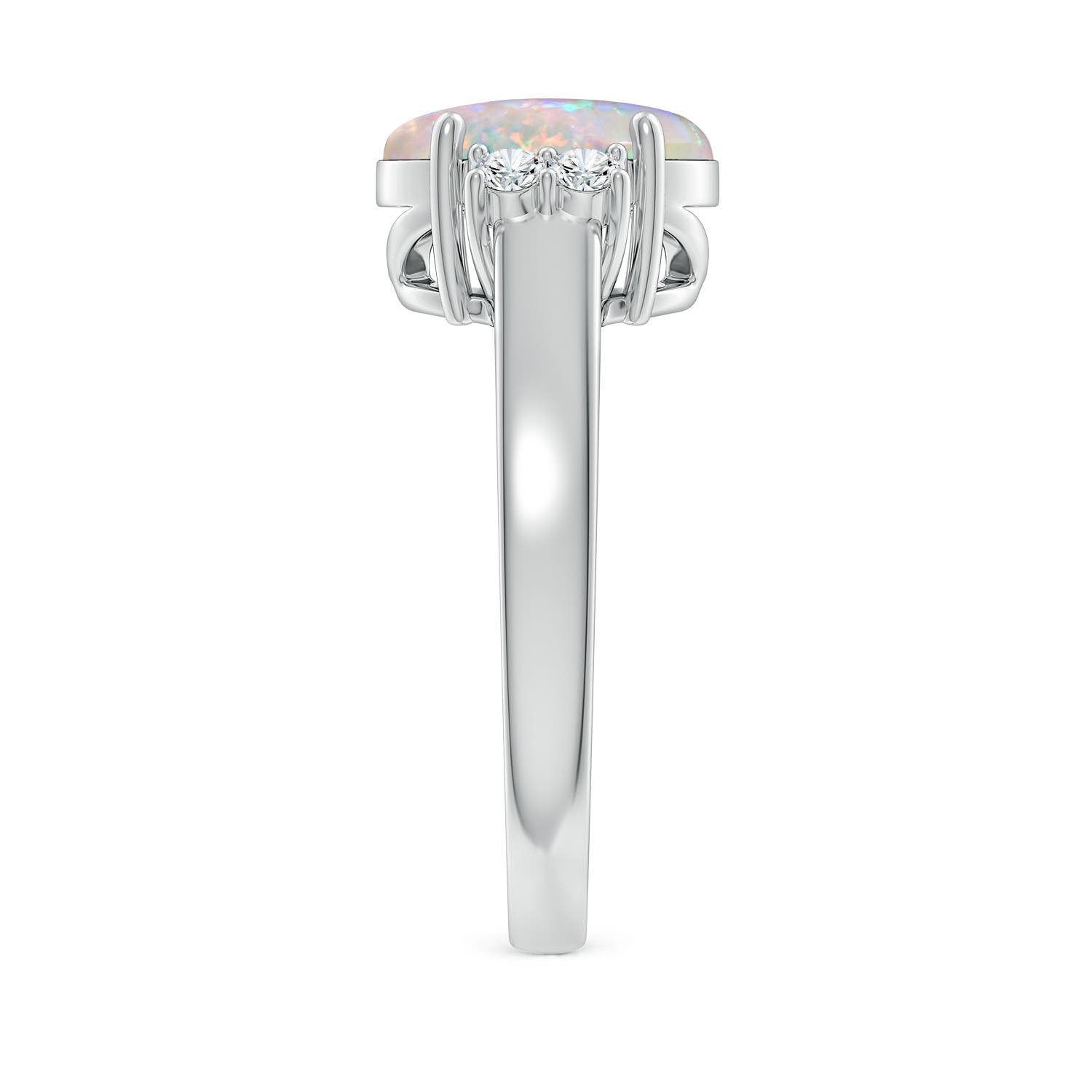 AAAA - Opal / 1.61 CT / 14 KT White Gold