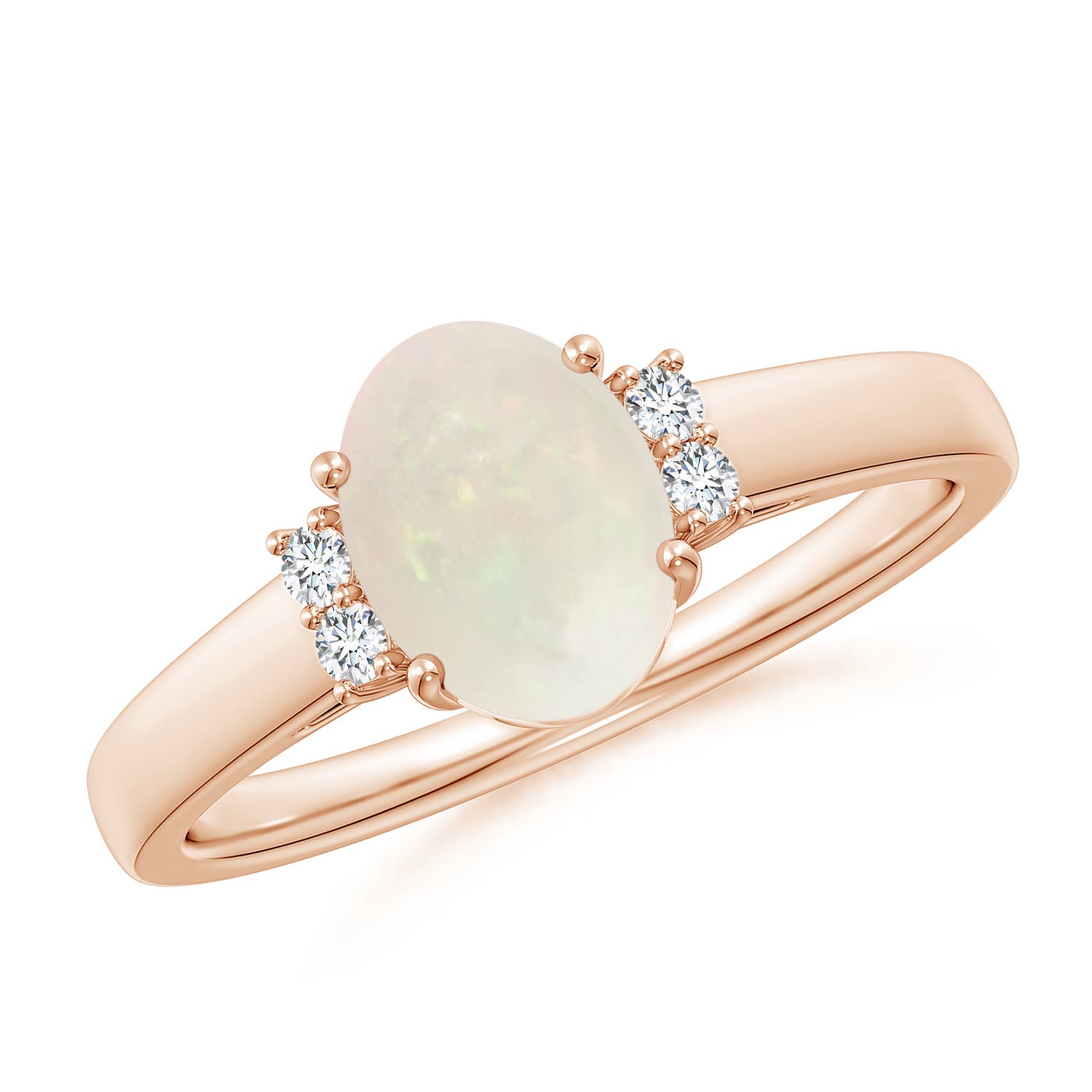 A - Opal / 0.87 CT / 14 KT Rose Gold