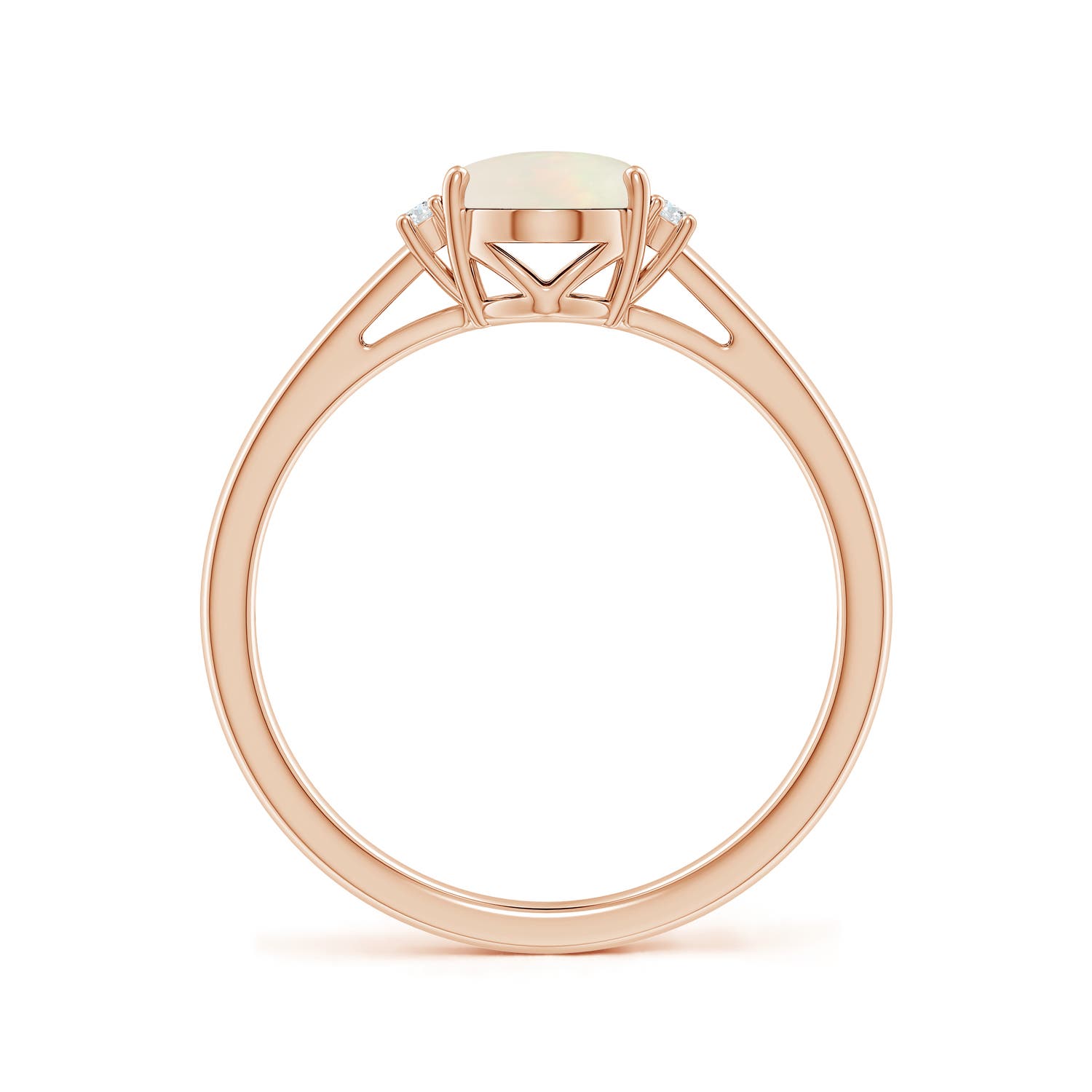 A - Opal / 0.87 CT / 14 KT Rose Gold