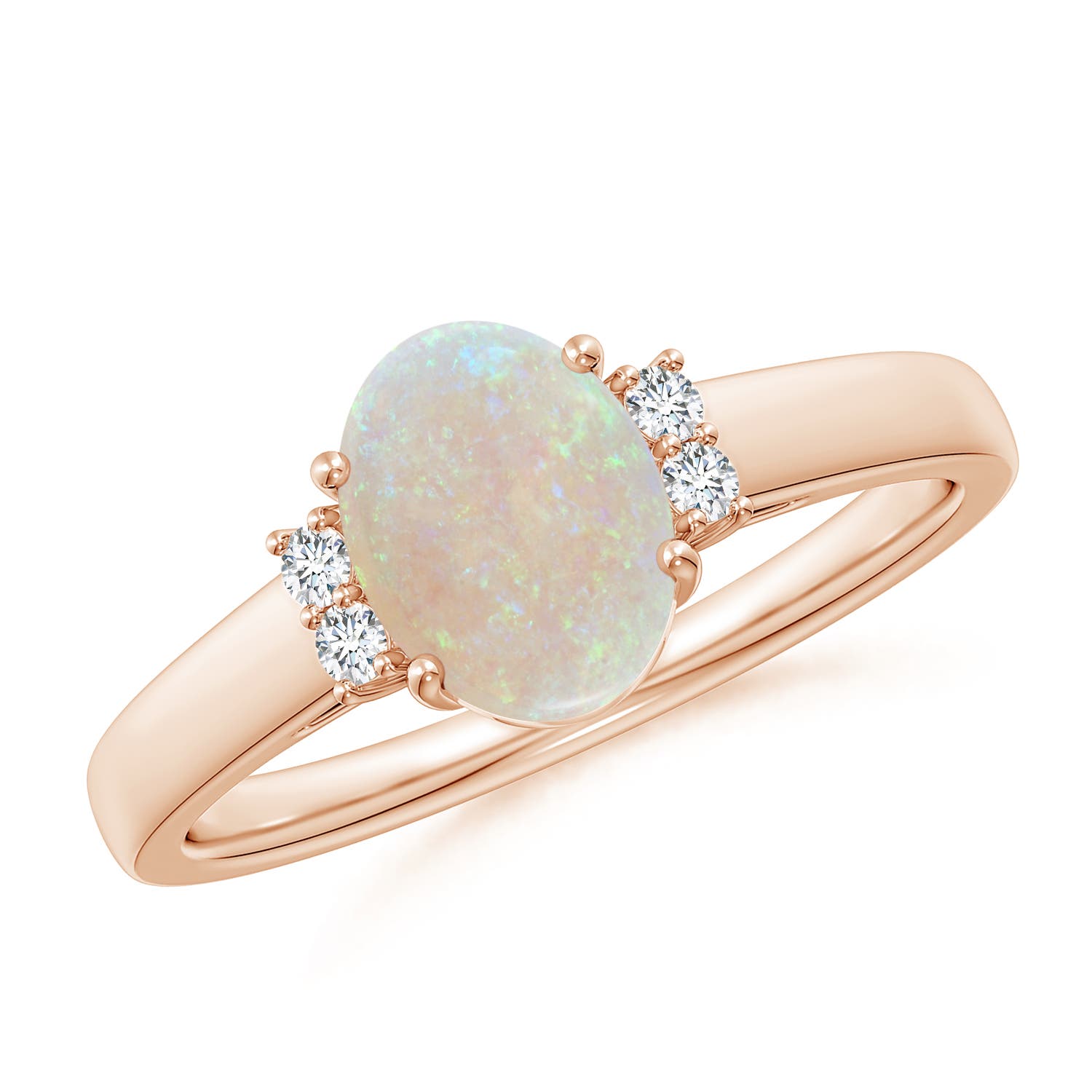 AA - Opal / 0.87 CT / 14 KT Rose Gold