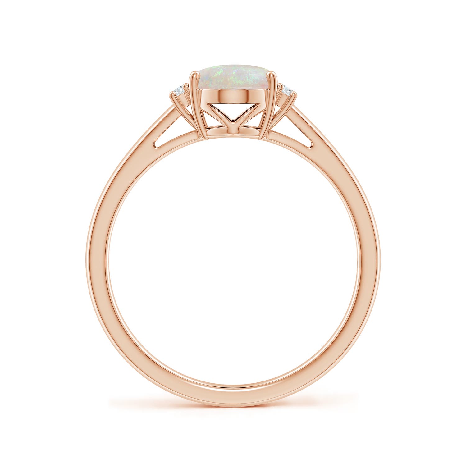 AA - Opal / 0.87 CT / 14 KT Rose Gold