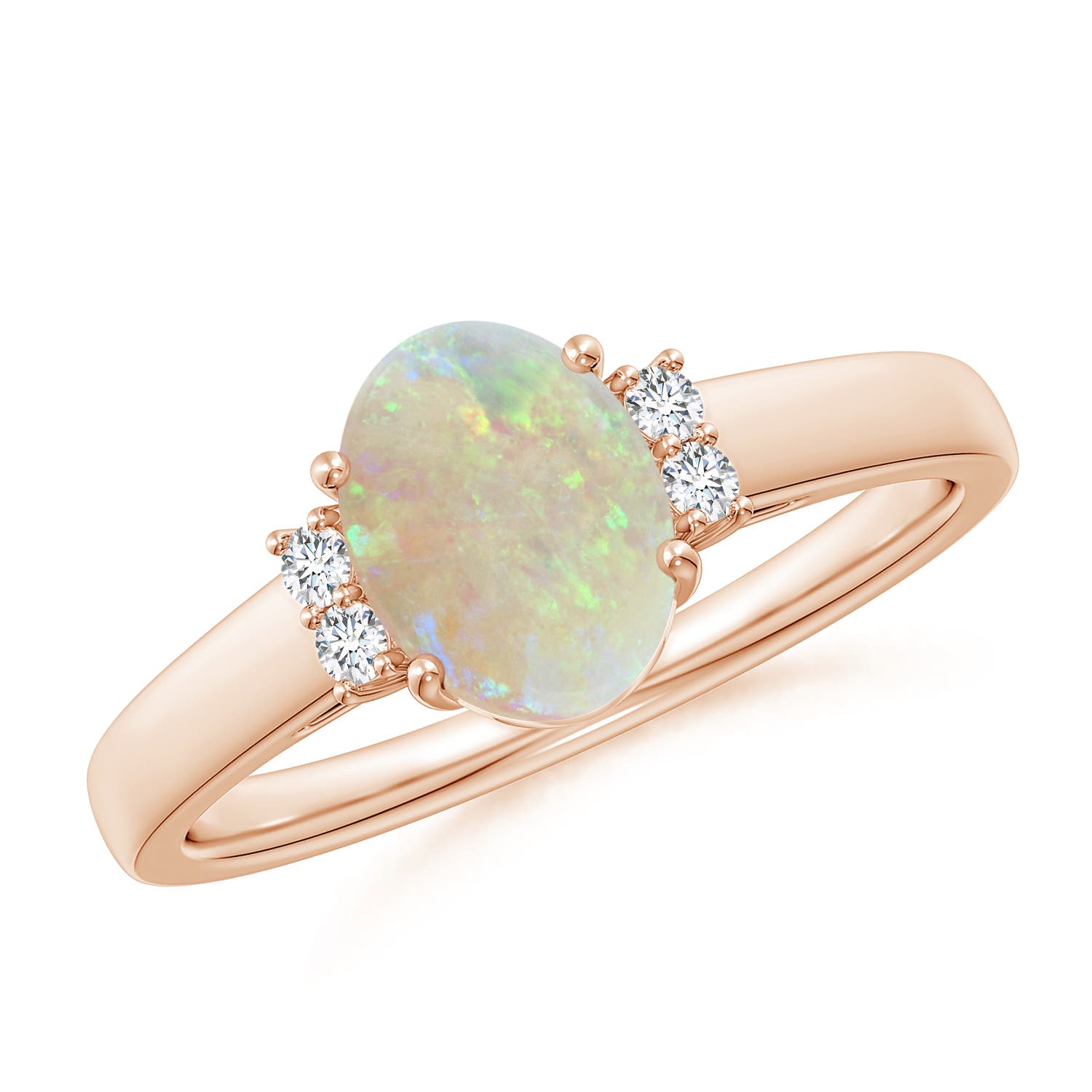 AAA - Opal / 0.87 CT / 14 KT Rose Gold