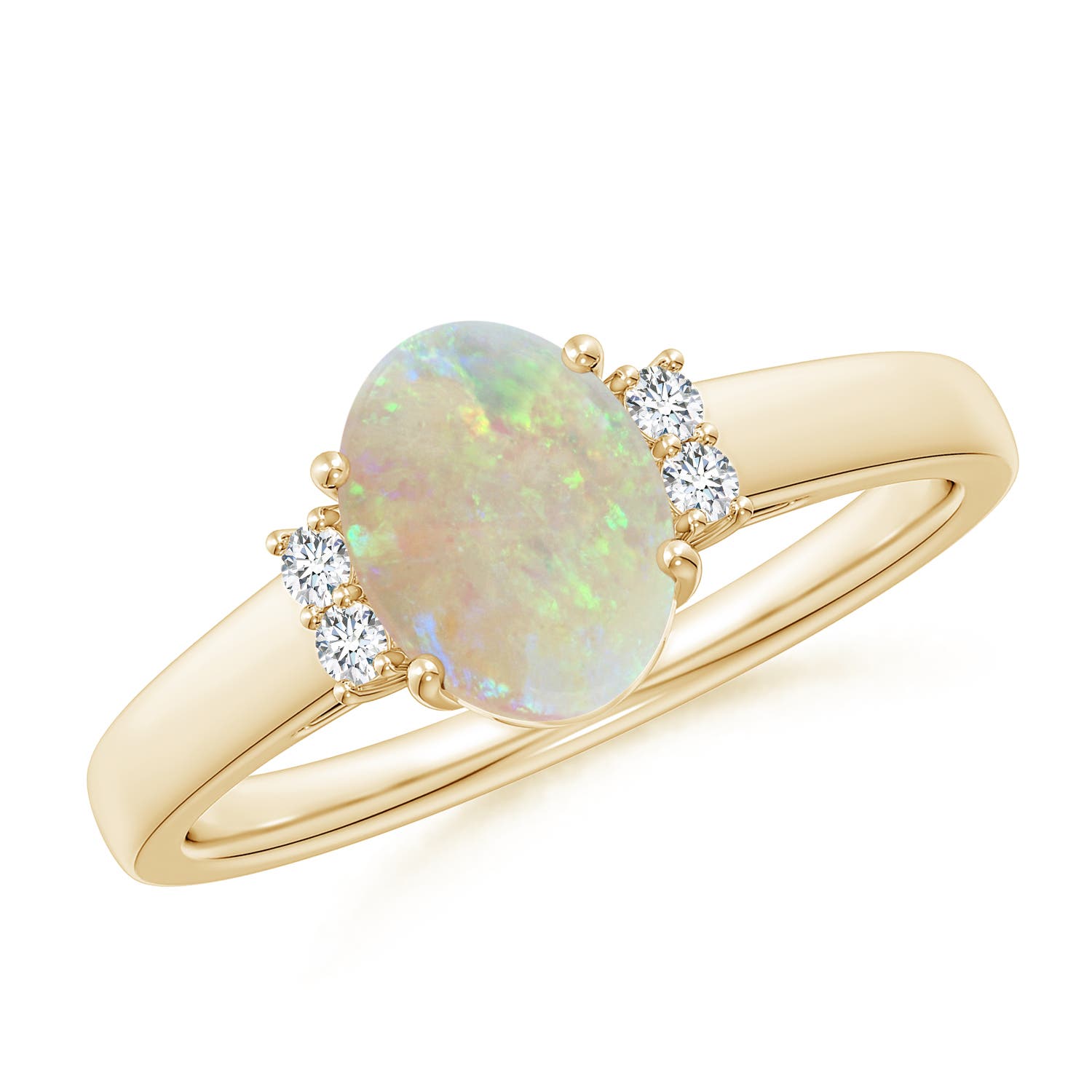 AAA - Opal / 0.87 CT / 14 KT Yellow Gold