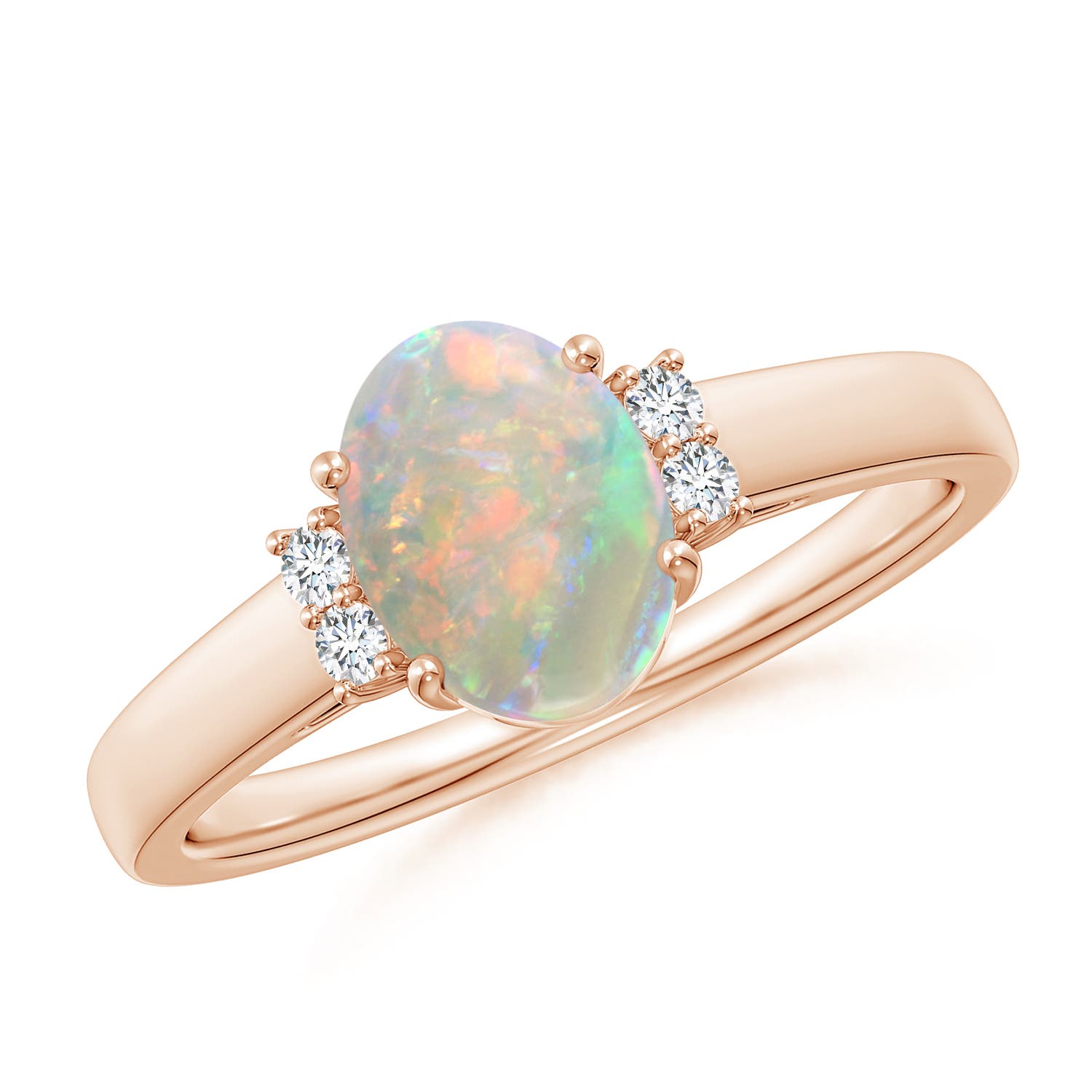 AAAA - Opal / 0.87 CT / 14 KT Rose Gold