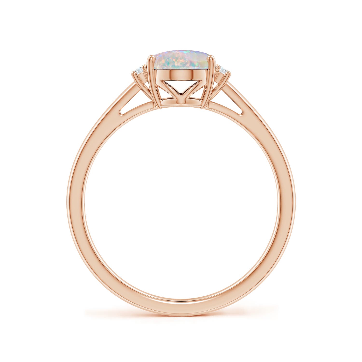 AAAA - Opal / 0.87 CT / 14 KT Rose Gold