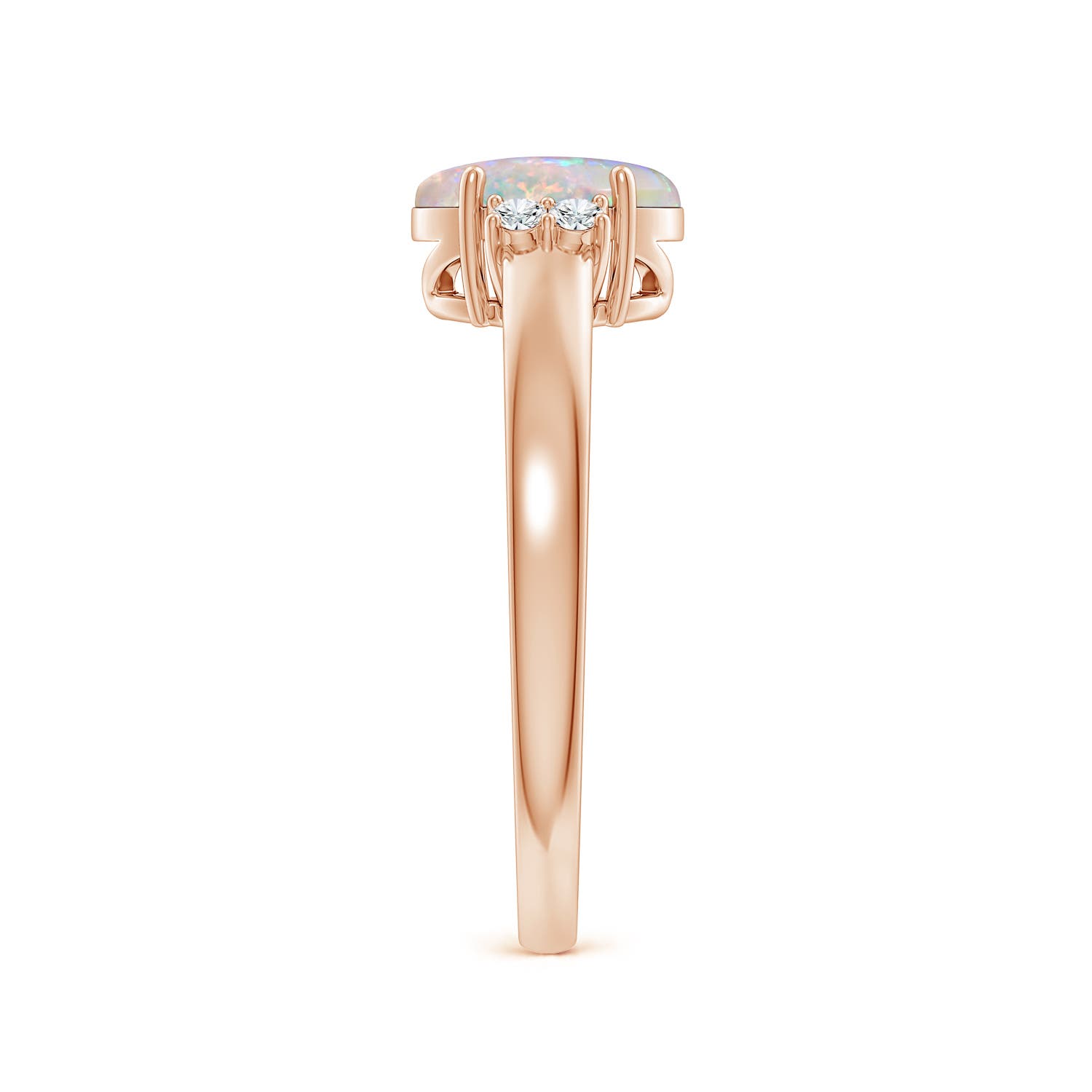 AAAA - Opal / 0.87 CT / 14 KT Rose Gold