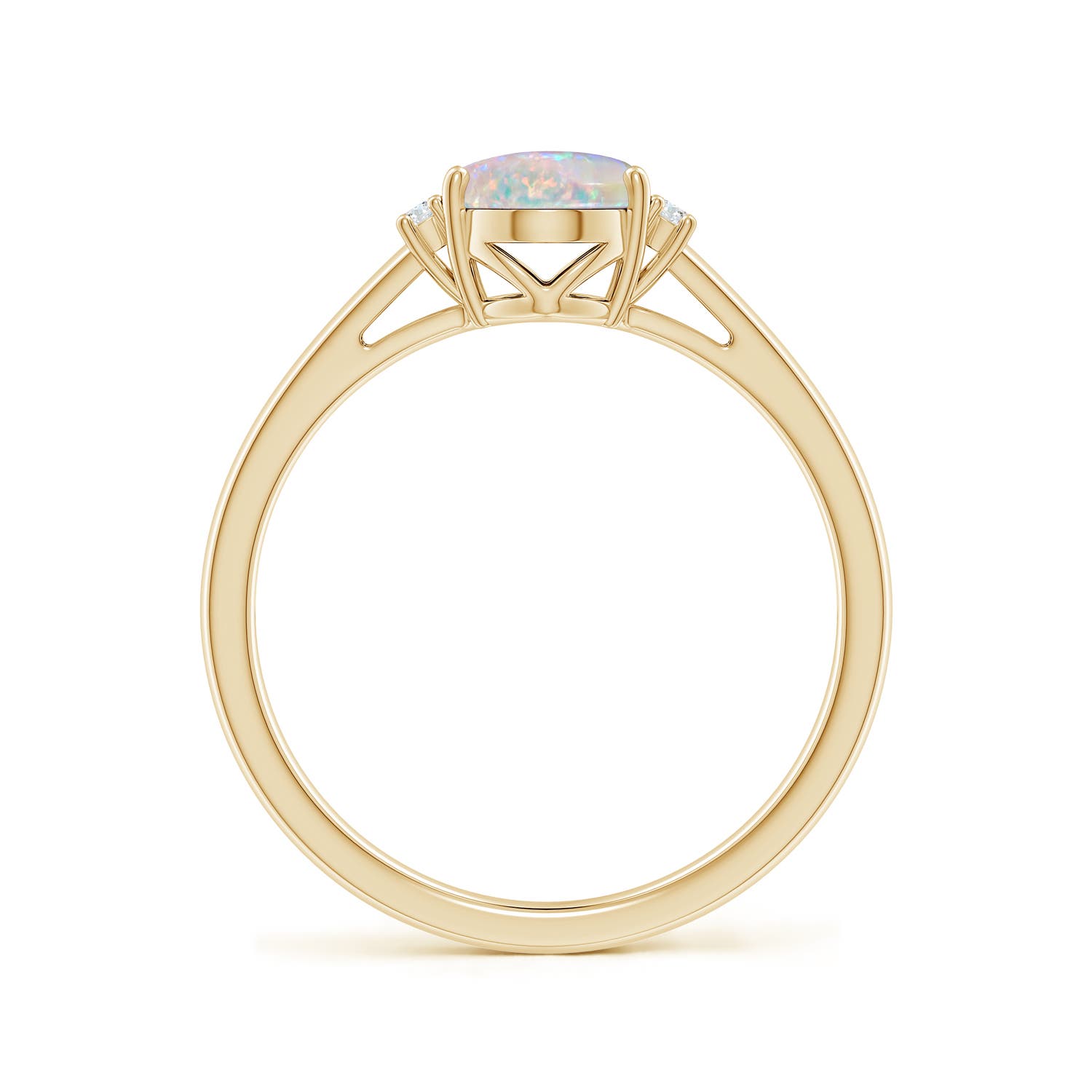 AAAA - Opal / 0.87 CT / 14 KT Yellow Gold