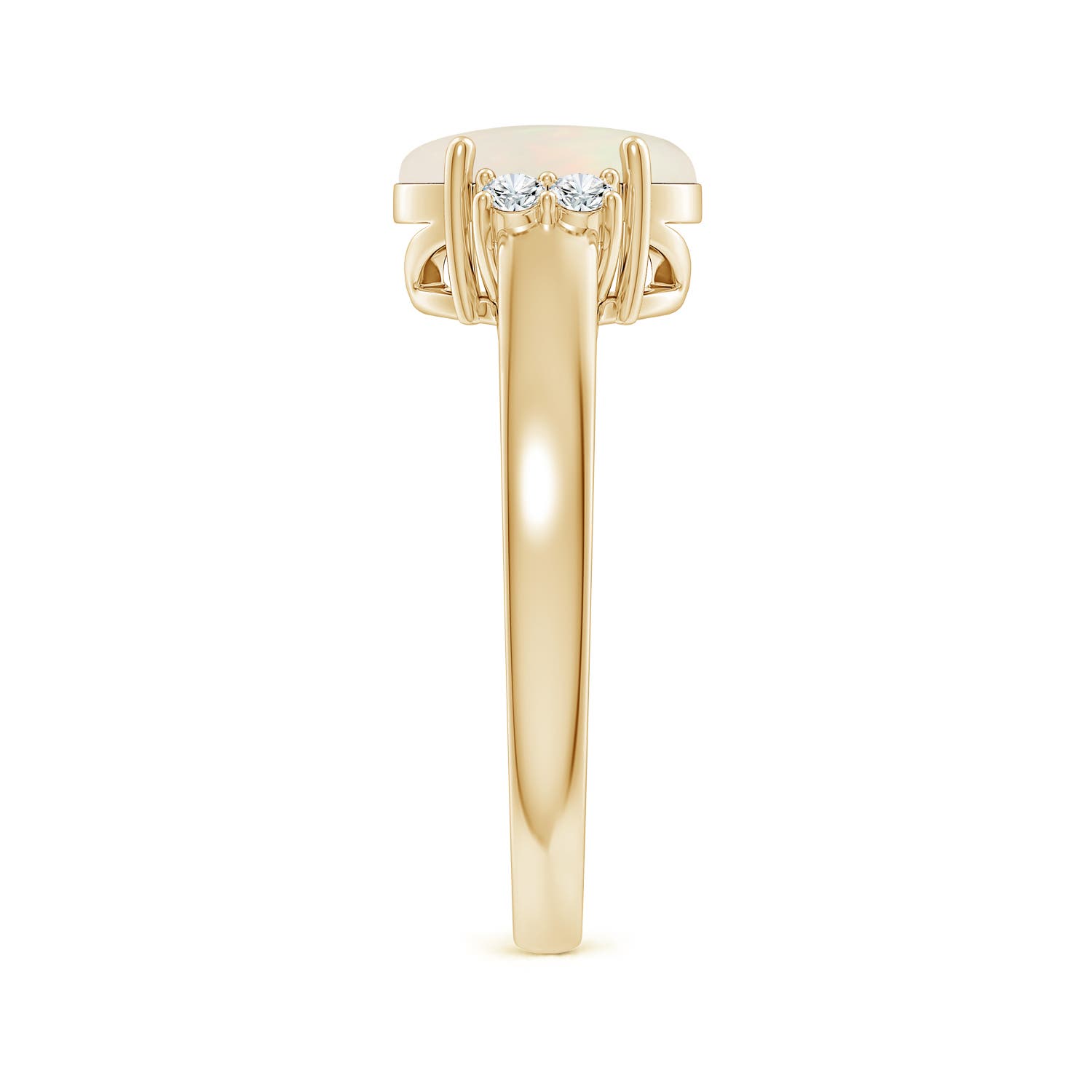 A - Opal / 1.2 CT / 14 KT Yellow Gold