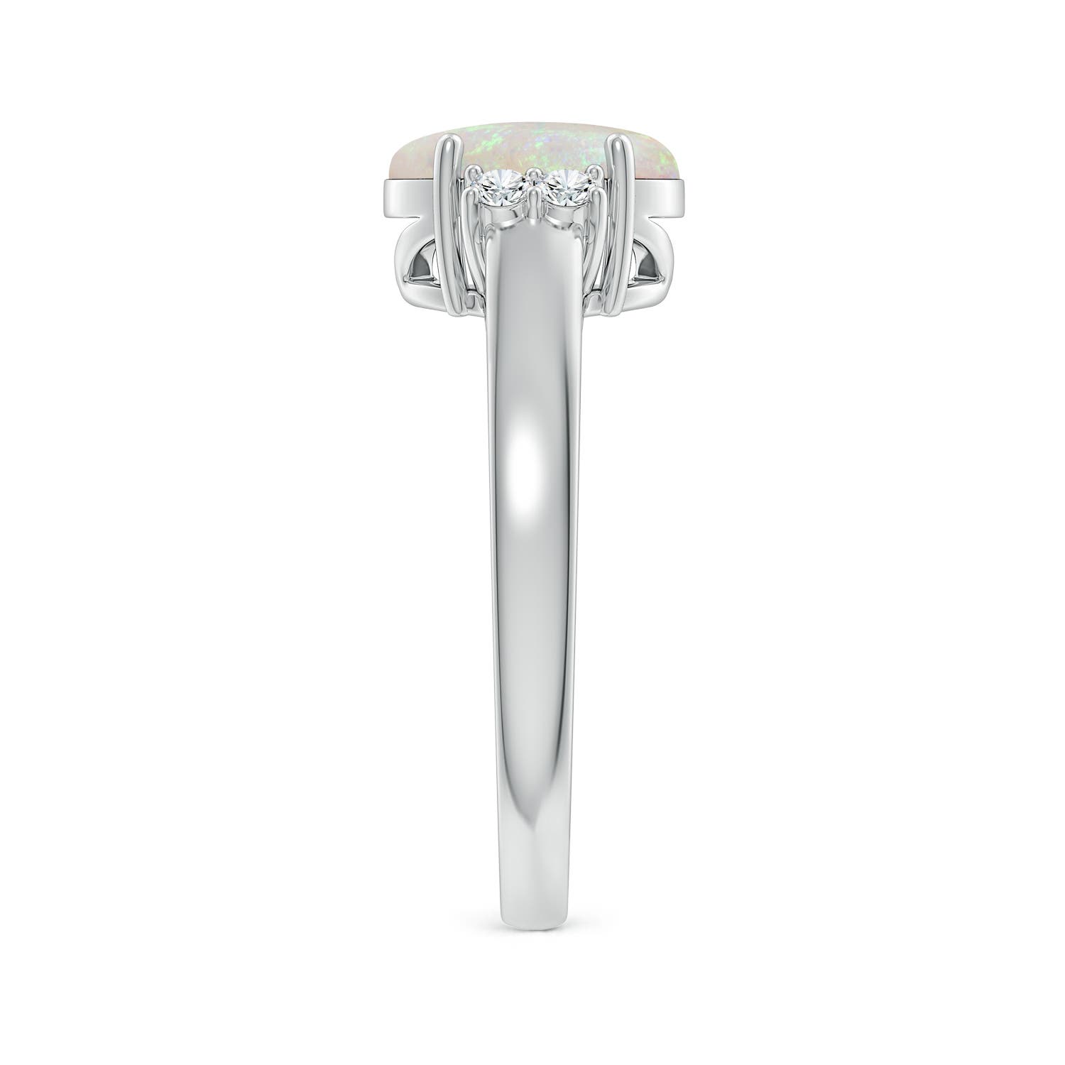 AA - Opal / 1.2 CT / 14 KT White Gold