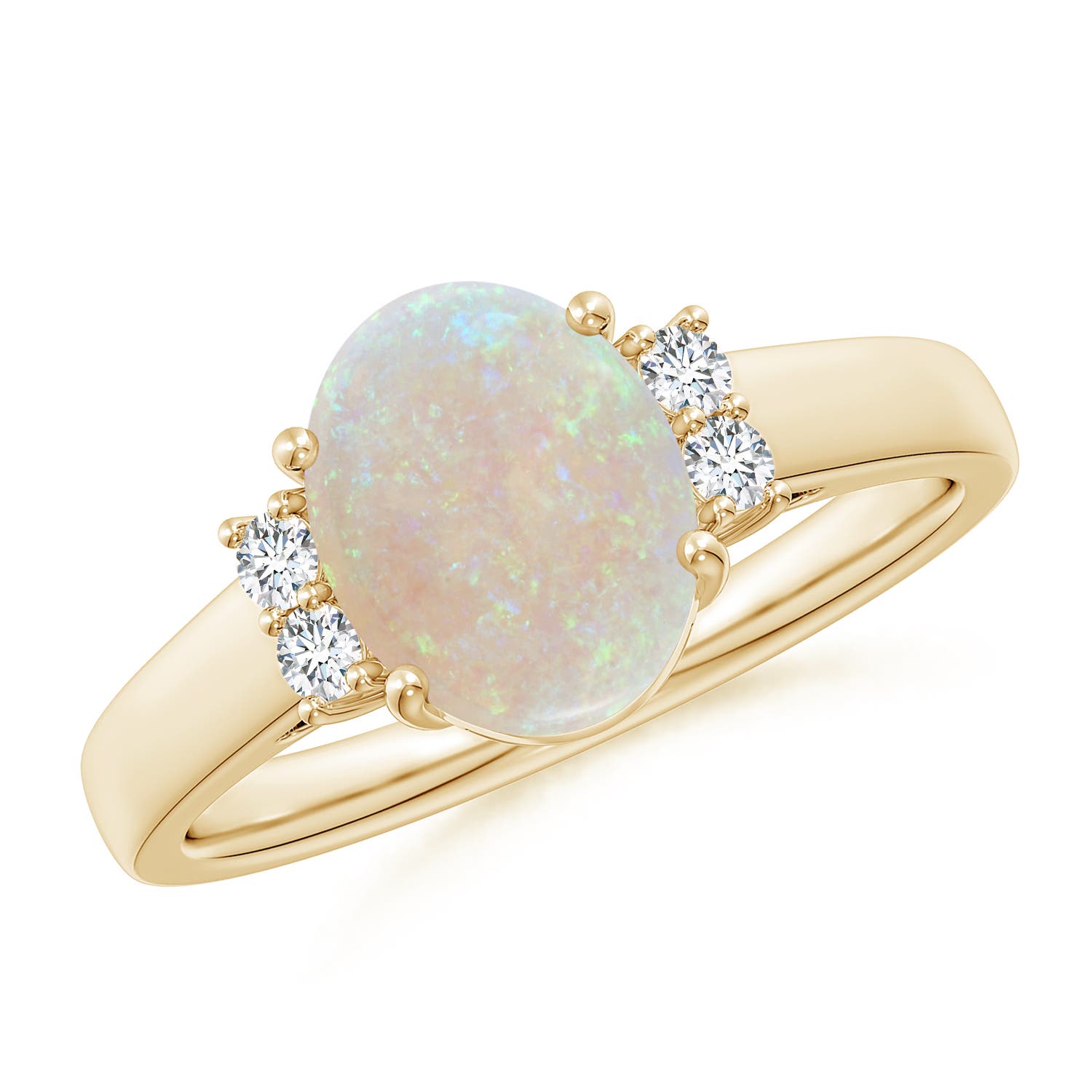 AA - Opal / 1.2 CT / 14 KT Yellow Gold