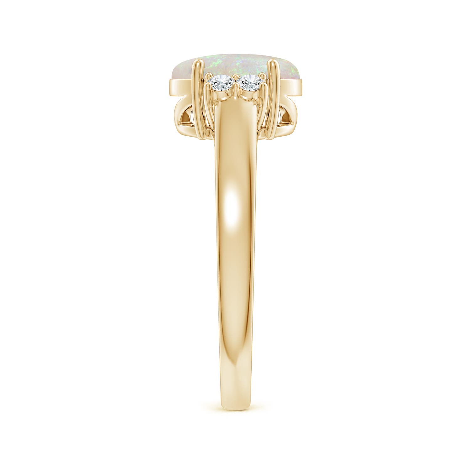 AA - Opal / 1.2 CT / 14 KT Yellow Gold