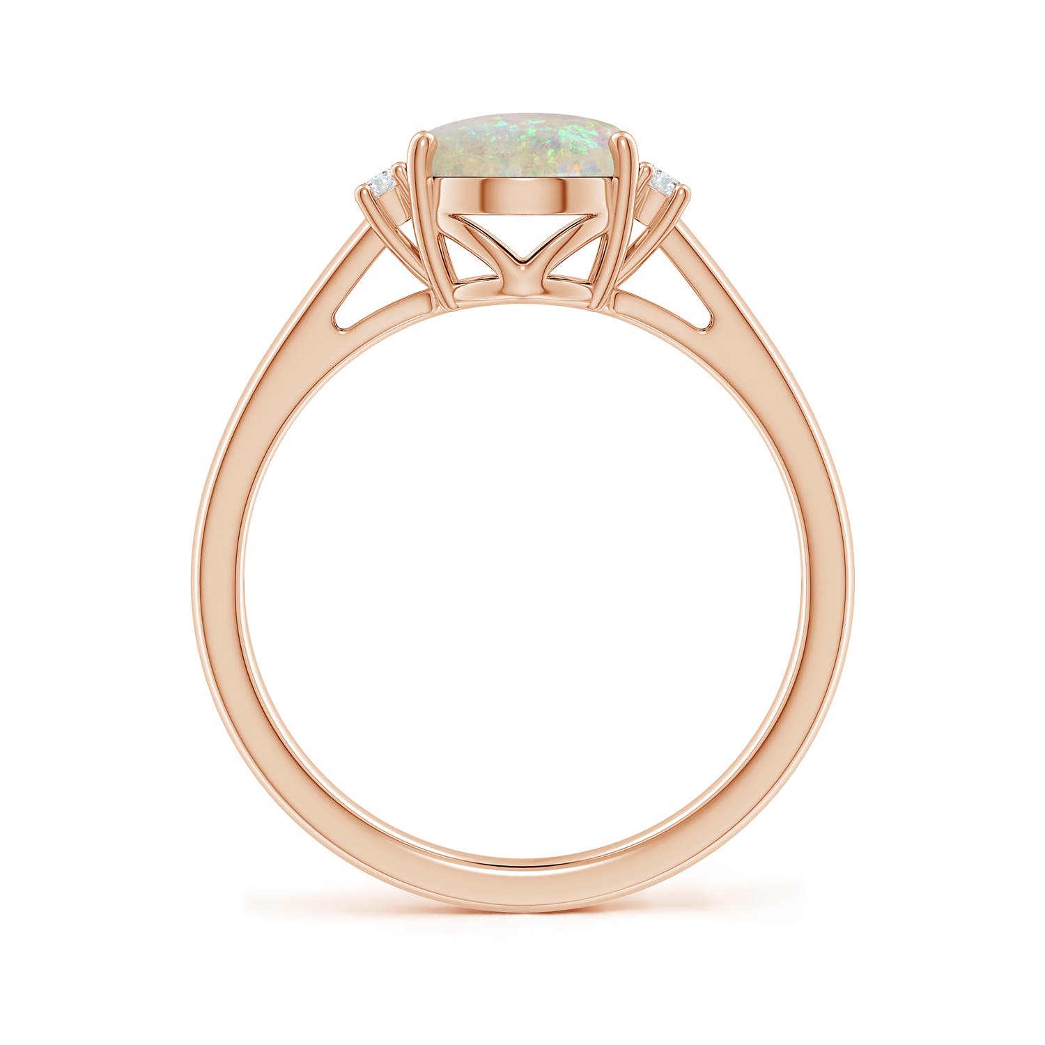 AAA - Opal / 1.2 CT / 14 KT Rose Gold