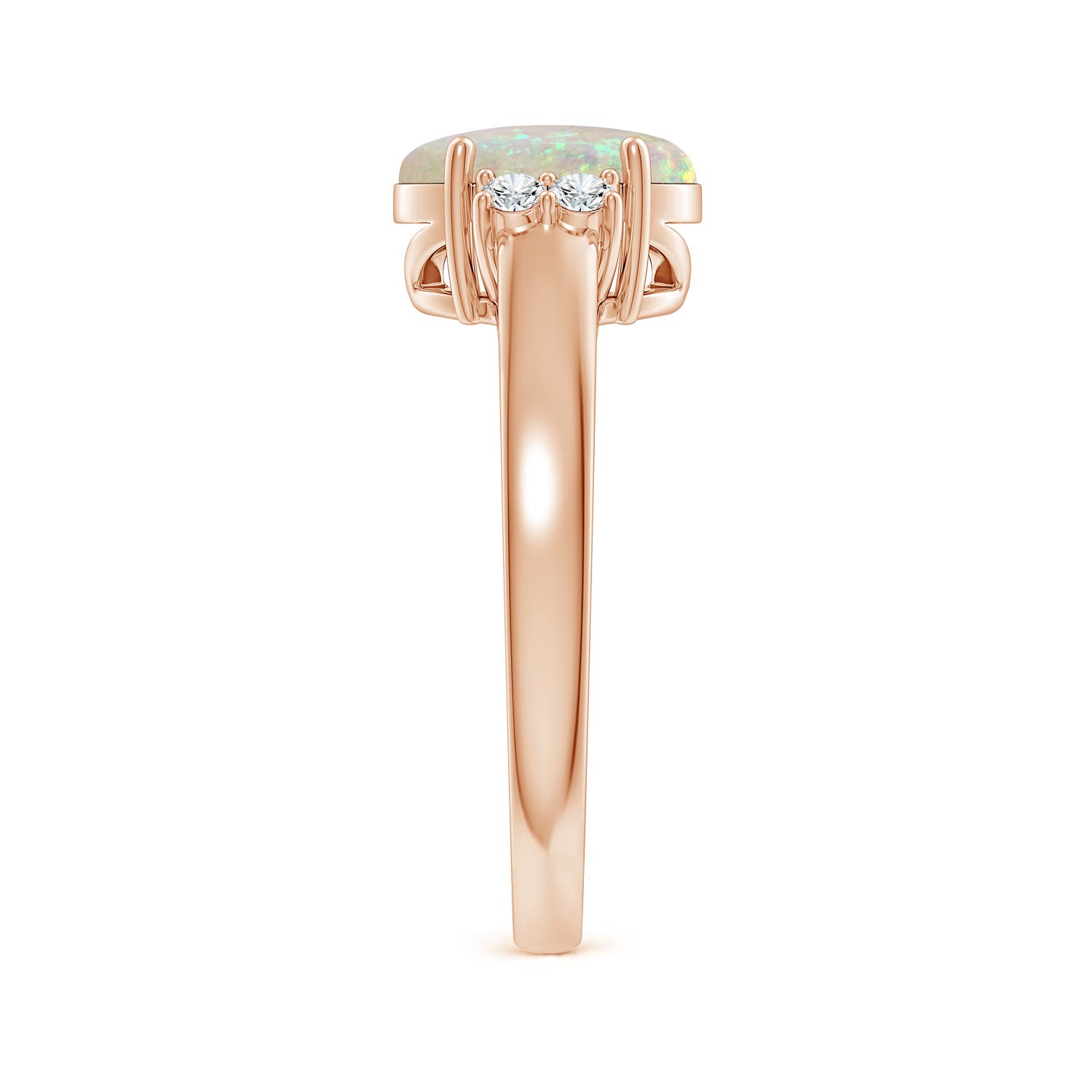 AAA - Opal / 1.2 CT / 14 KT Rose Gold