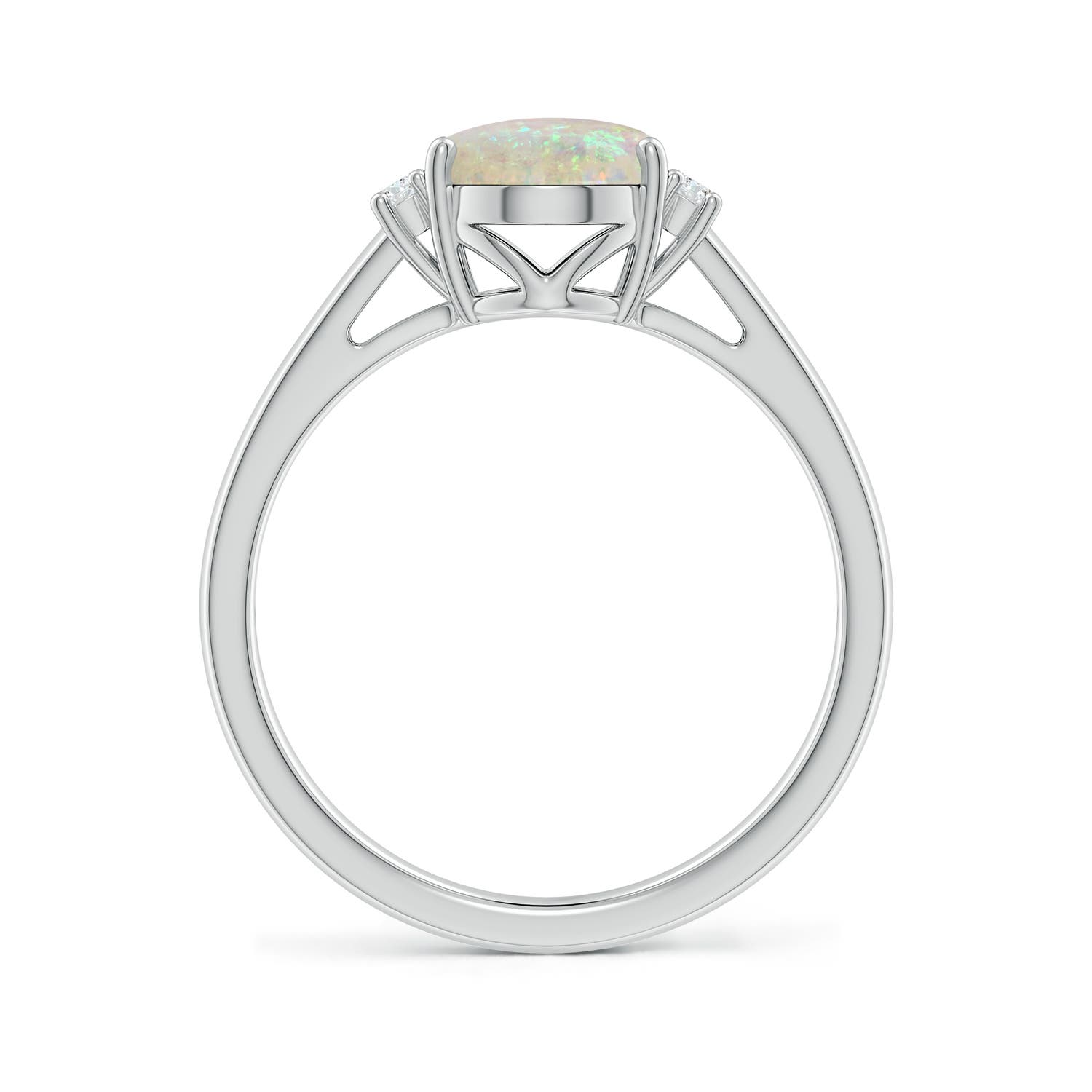 AAA - Opal / 1.2 CT / 14 KT White Gold