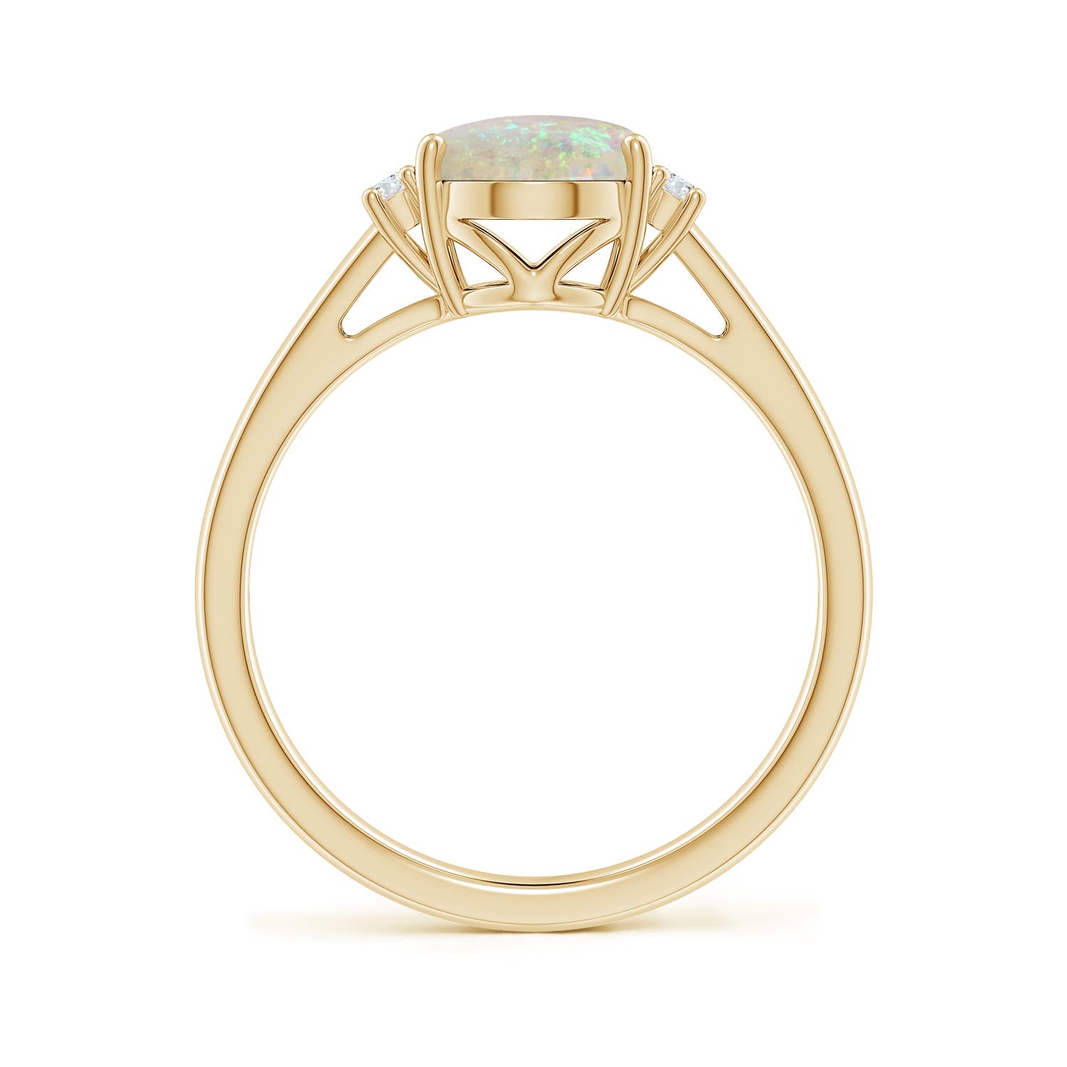 AAA - Opal / 1.2 CT / 14 KT Yellow Gold