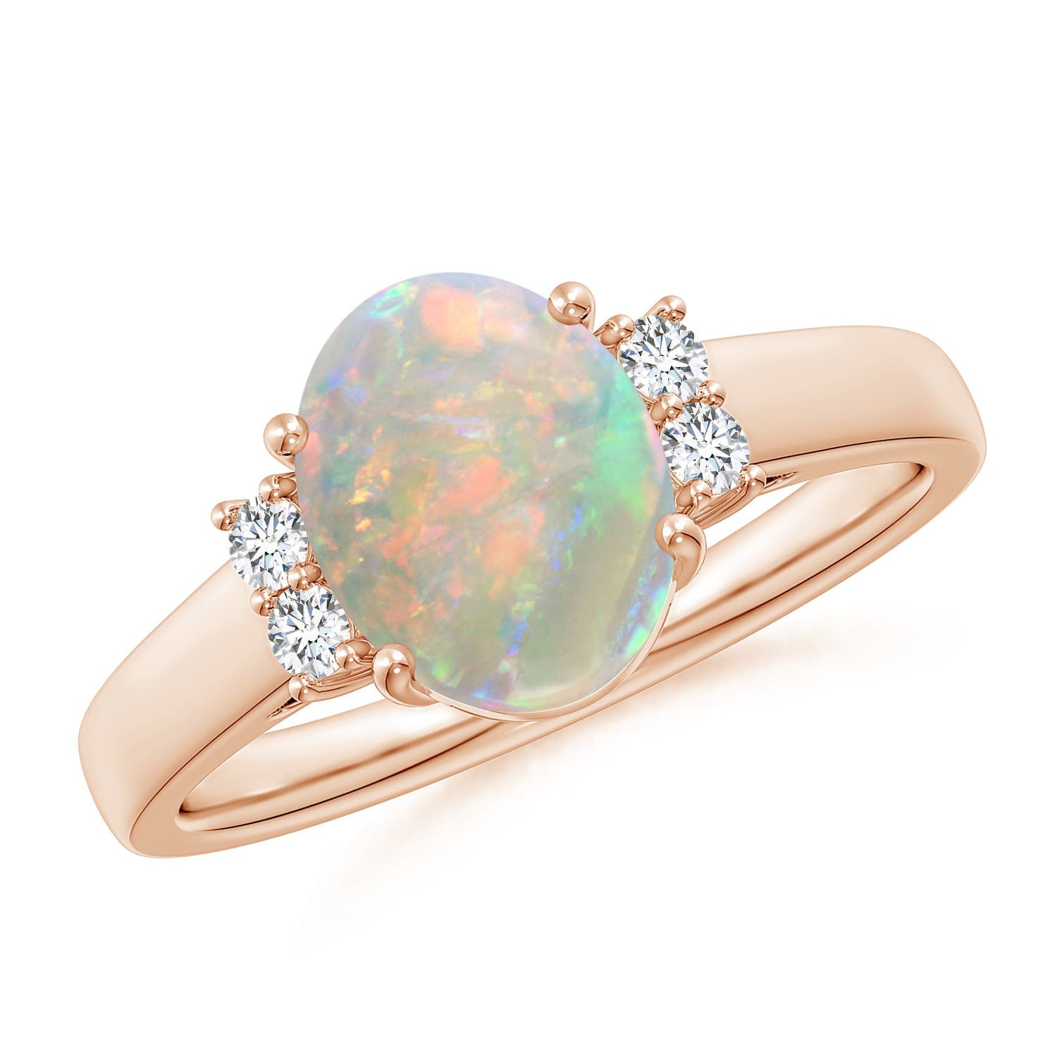 AAAA - Opal / 1.2 CT / 14 KT Rose Gold