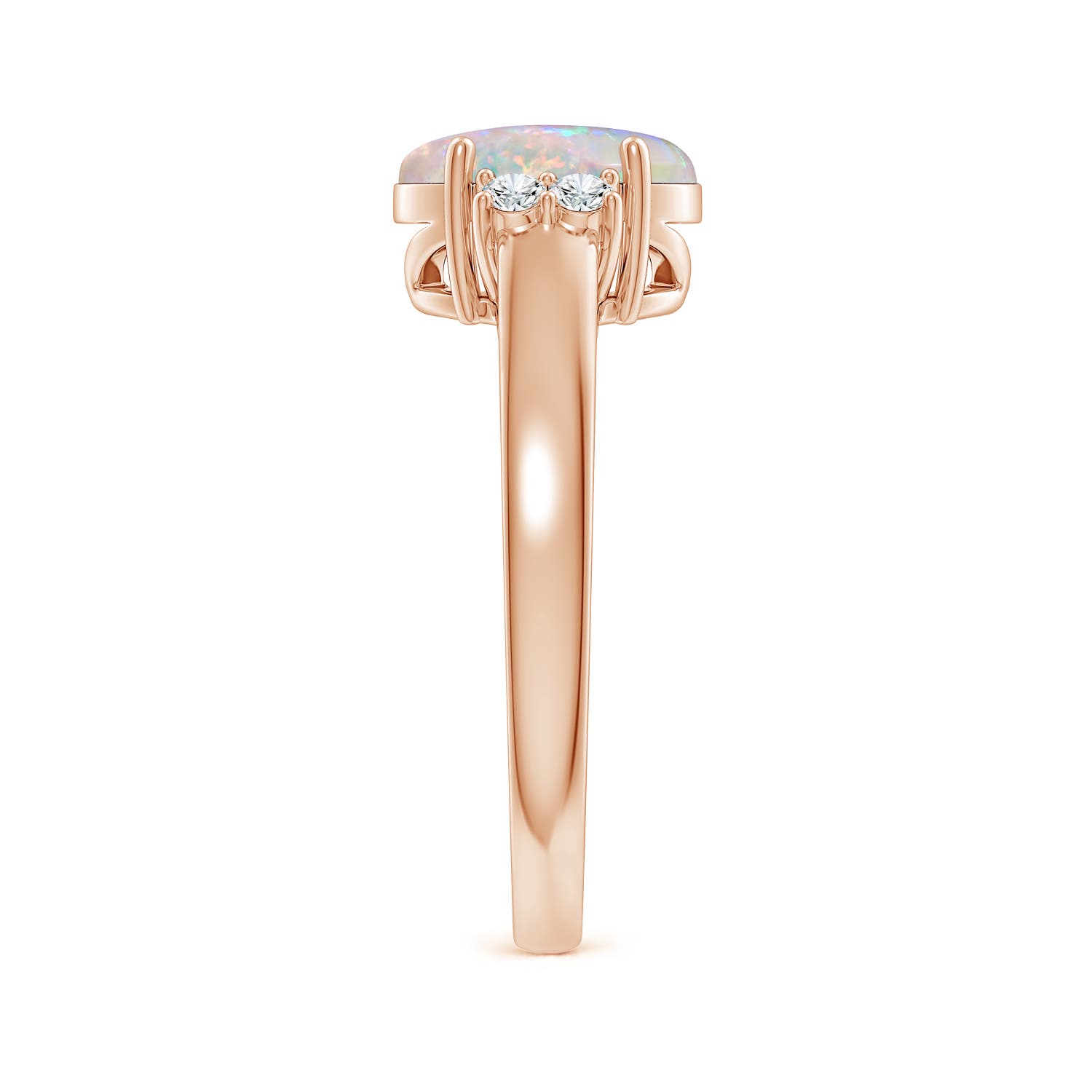 AAAA - Opal / 1.2 CT / 14 KT Rose Gold