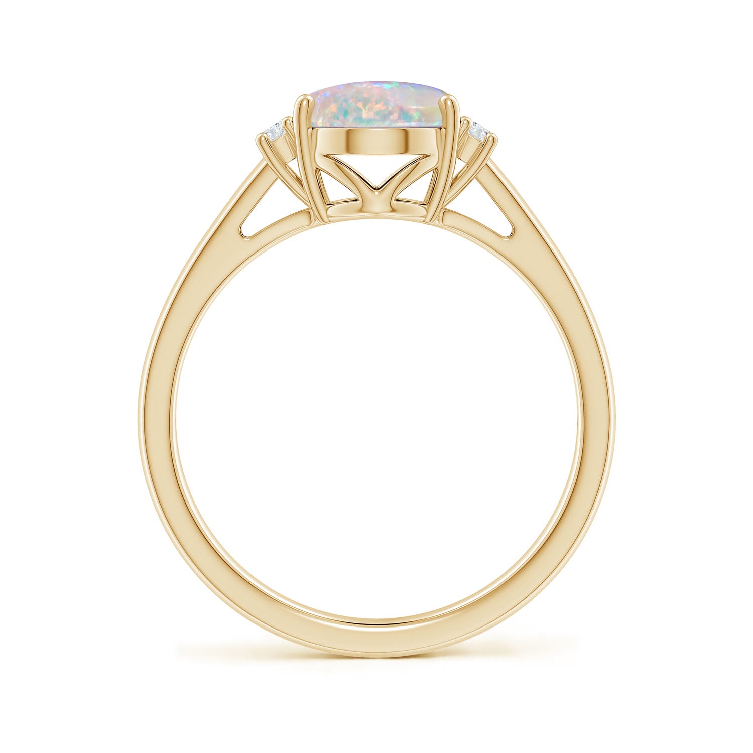 AAAA - Opal / 1.2 CT / 14 KT Yellow Gold