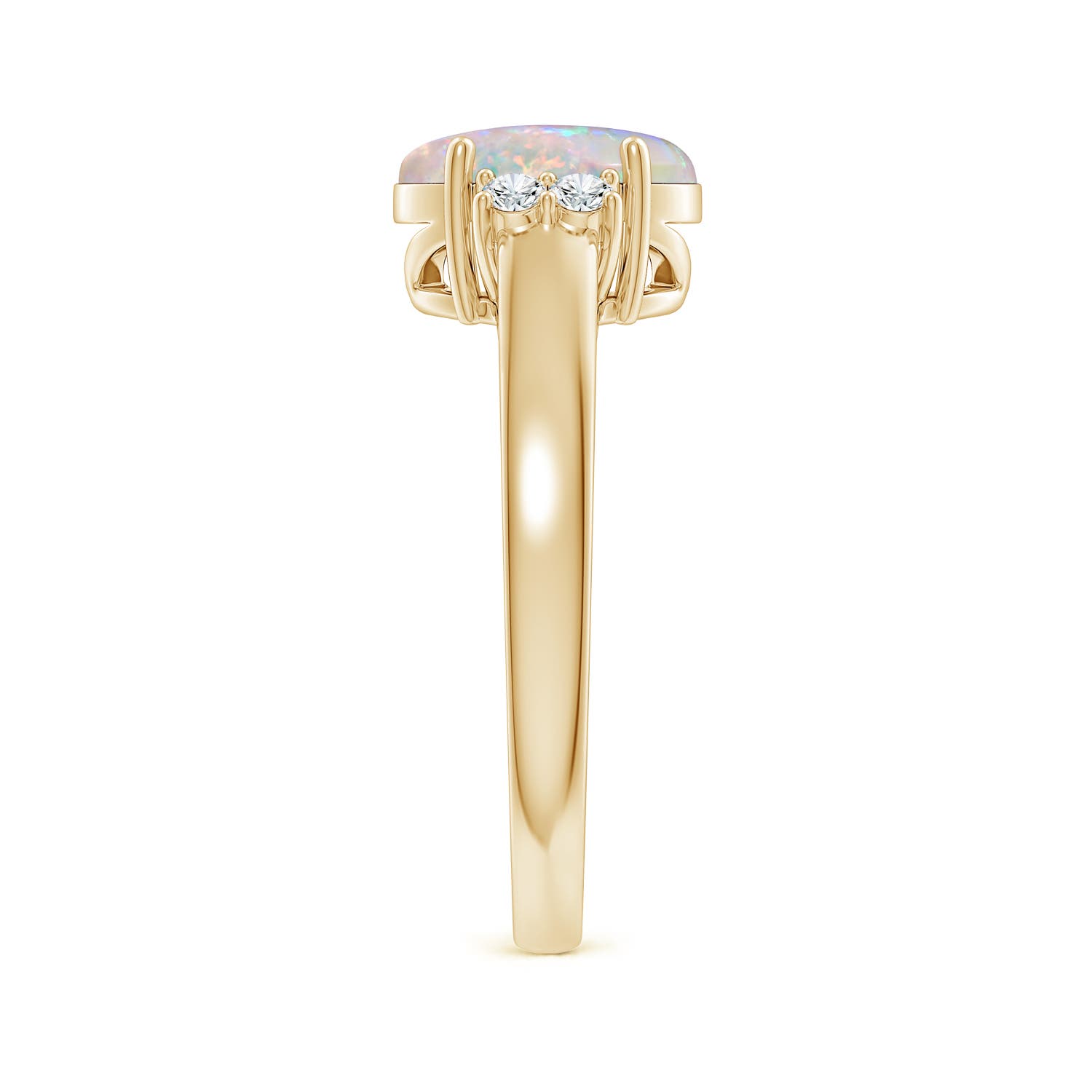 AAAA - Opal / 1.2 CT / 14 KT Yellow Gold