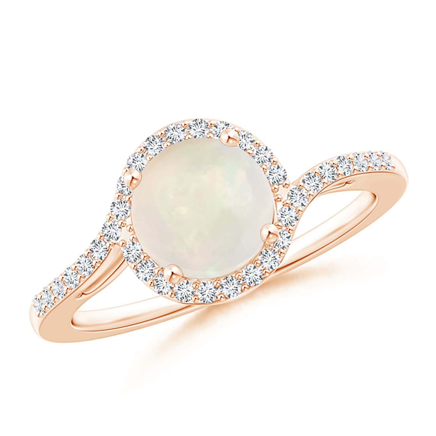 A - Opal / 0.95 CT / 14 KT Rose Gold