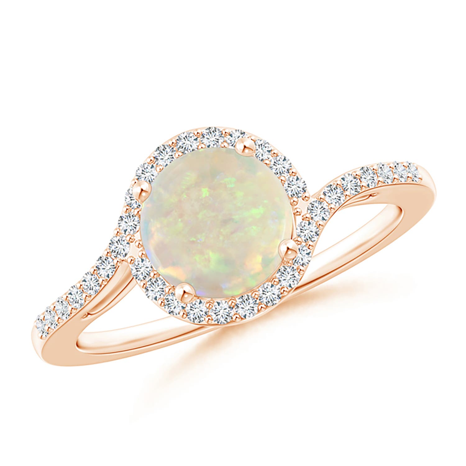 AAA - Opal / 0.95 CT / 14 KT Rose Gold