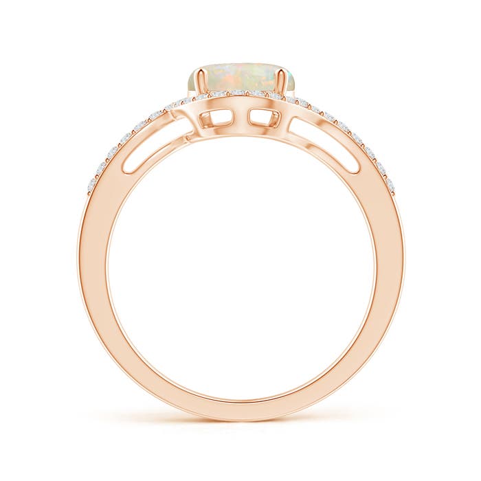 AAAA - Opal / 0.95 CT / 14 KT Rose Gold