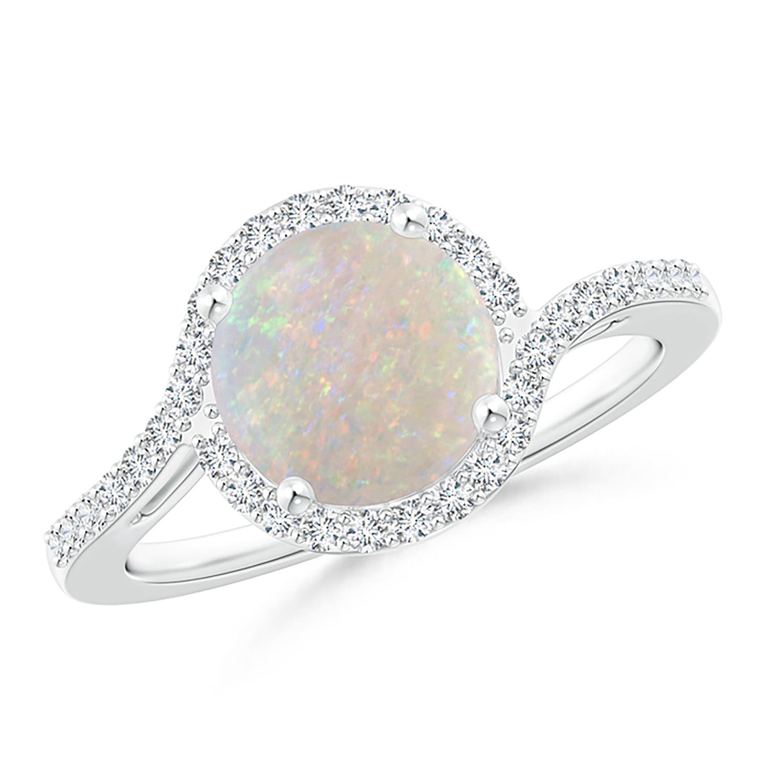 AA - Opal / 1.42 CT / 14 KT White Gold