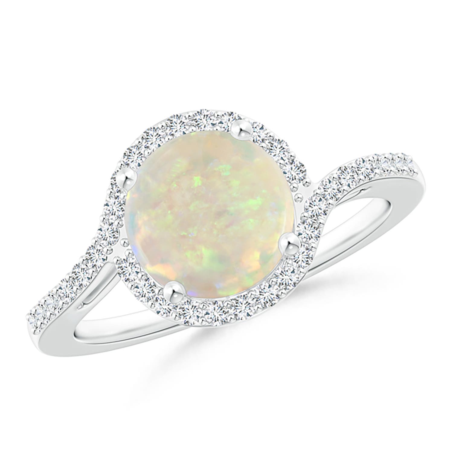 AAA - Opal / 1.42 CT / 14 KT White Gold