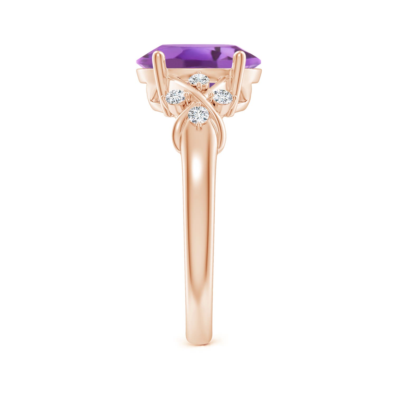 A - Amethyst / 2.45 CT / 14 KT Rose Gold