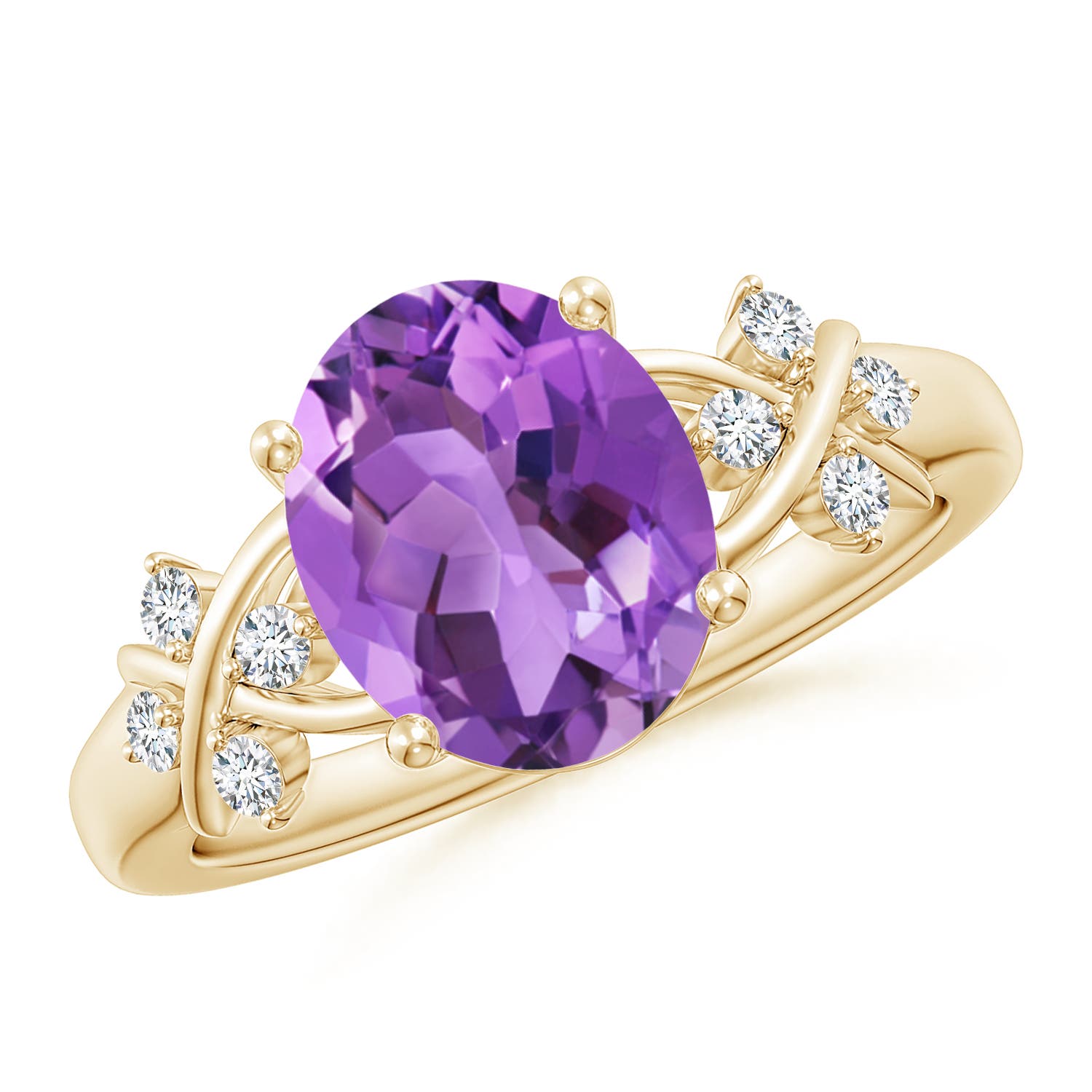 AA - Amethyst / 2.45 CT / 14 KT Yellow Gold