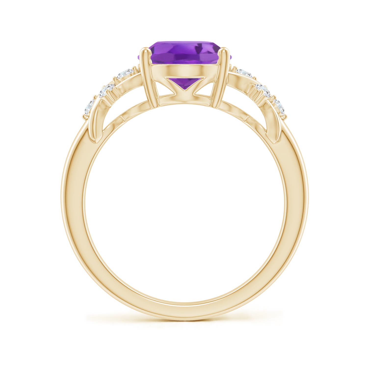 AA - Amethyst / 2.45 CT / 14 KT Yellow Gold