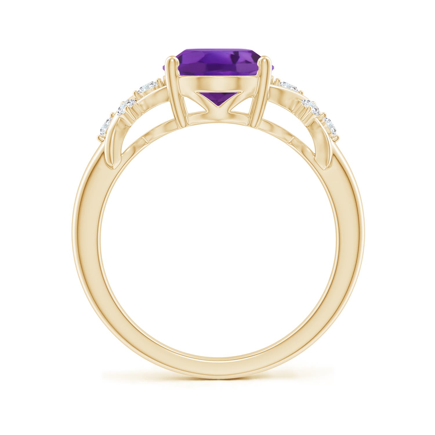 AAA - Amethyst / 2.45 CT / 14 KT Yellow Gold