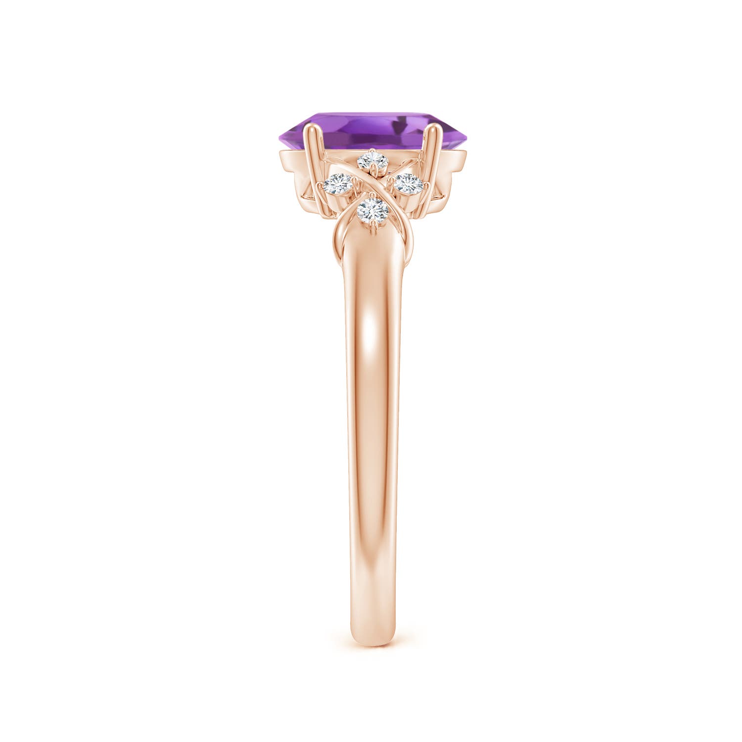 A - Amethyst / 1.23 CT / 14 KT Rose Gold