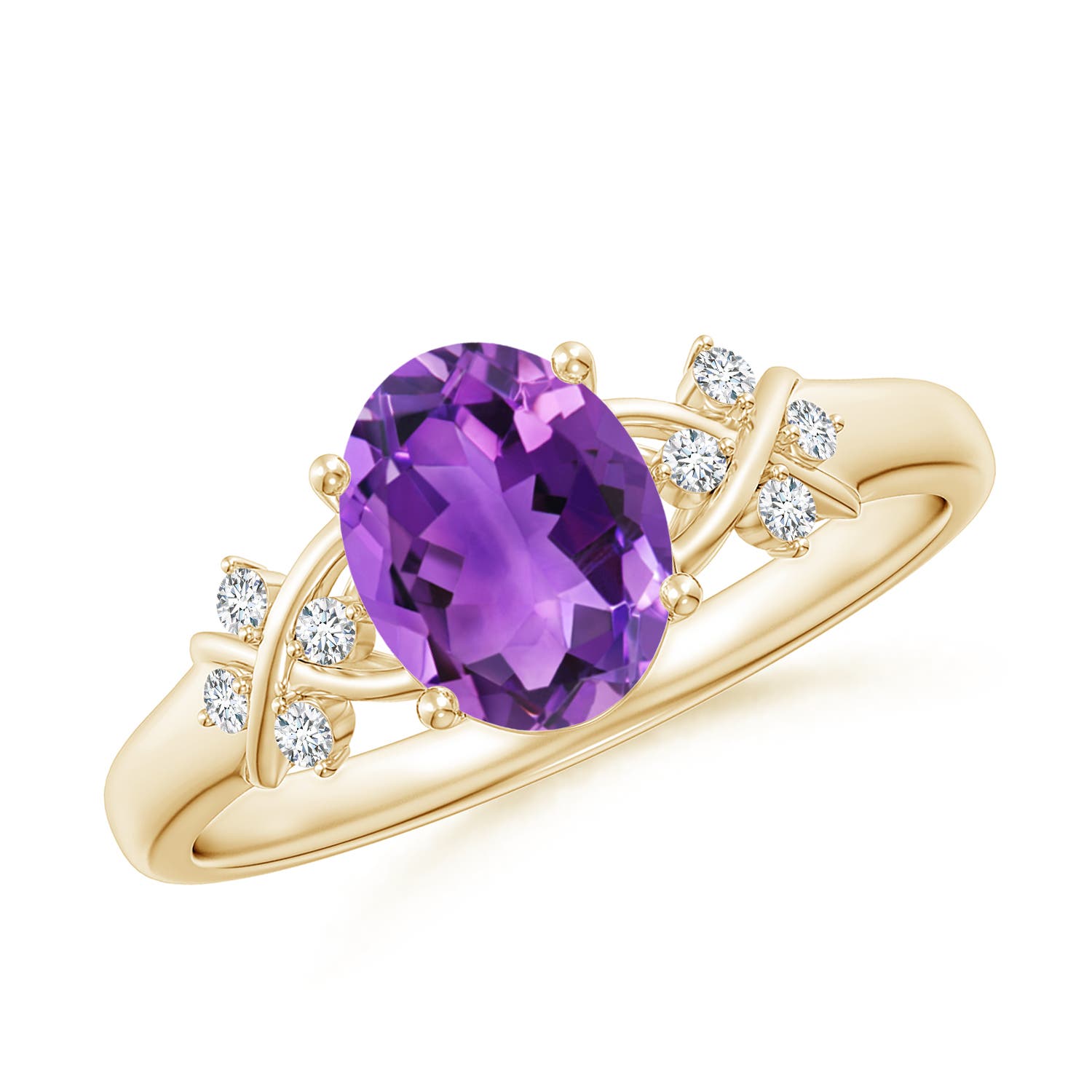 AAA - Amethyst / 1.23 CT / 14 KT Yellow Gold