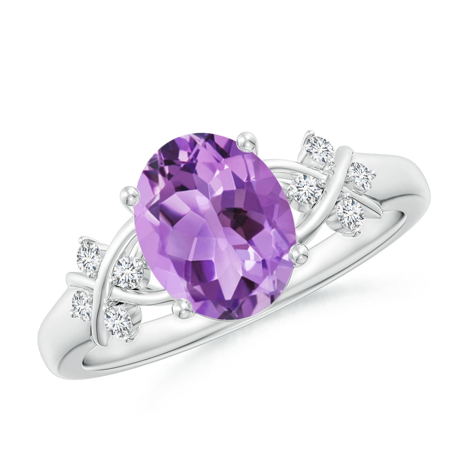 A - Amethyst / 1.71 CT / 14 KT White Gold